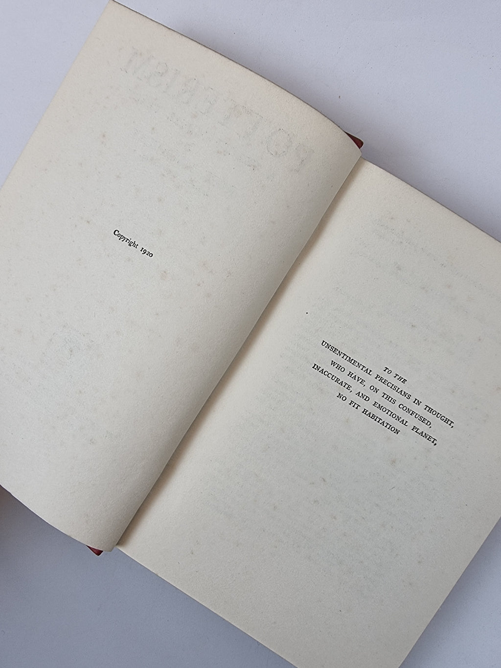 Potterism, Rose Macaulay — 1st Edition