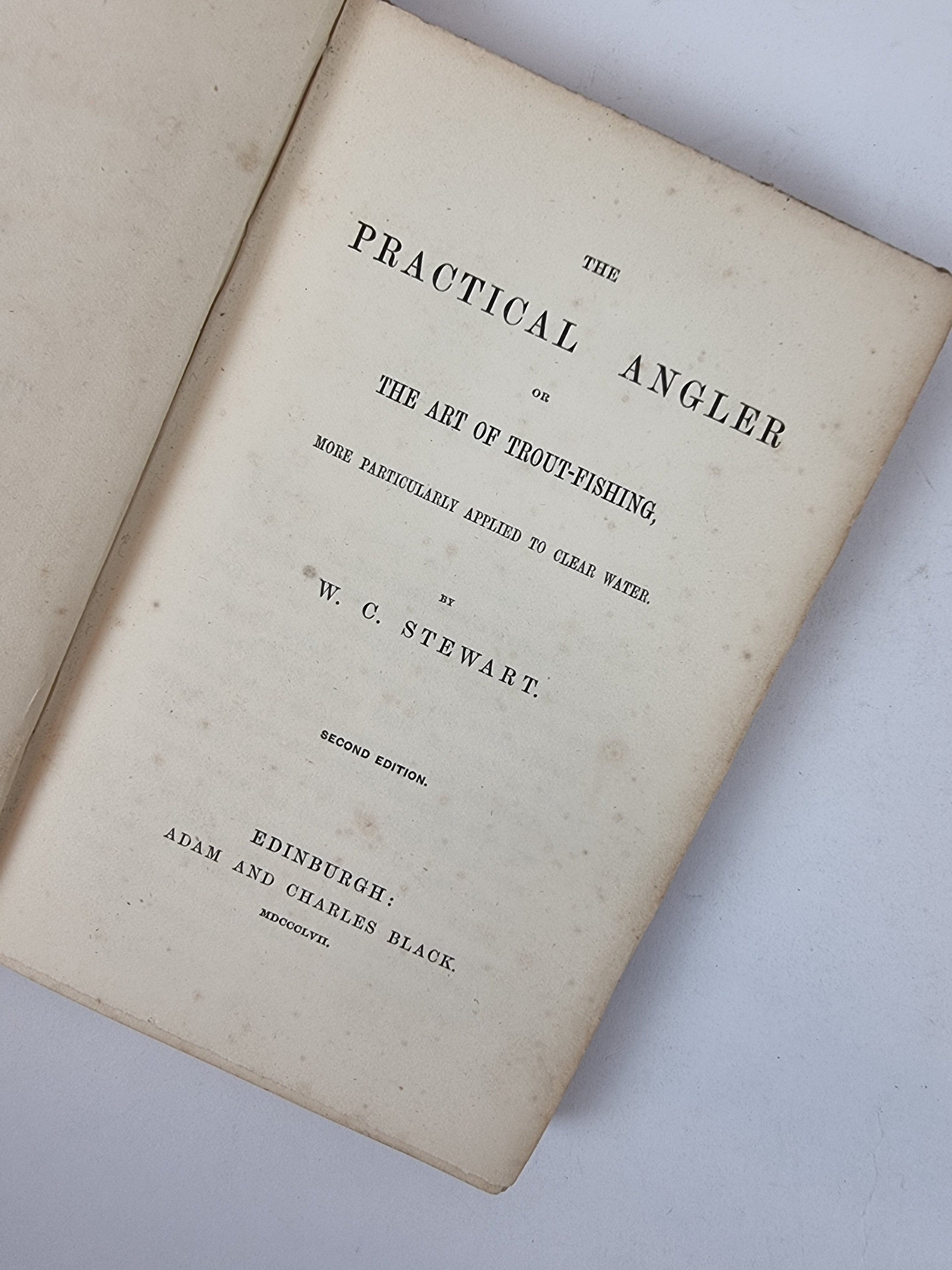 The Practical Angler, W. C. Stewart — 2nd Edition