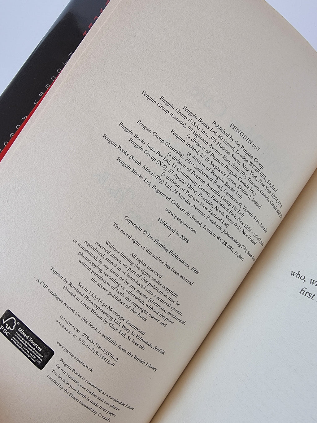 James Bond 007 Devil May Care, Sebastian Faulks, 1st Edition, Signed