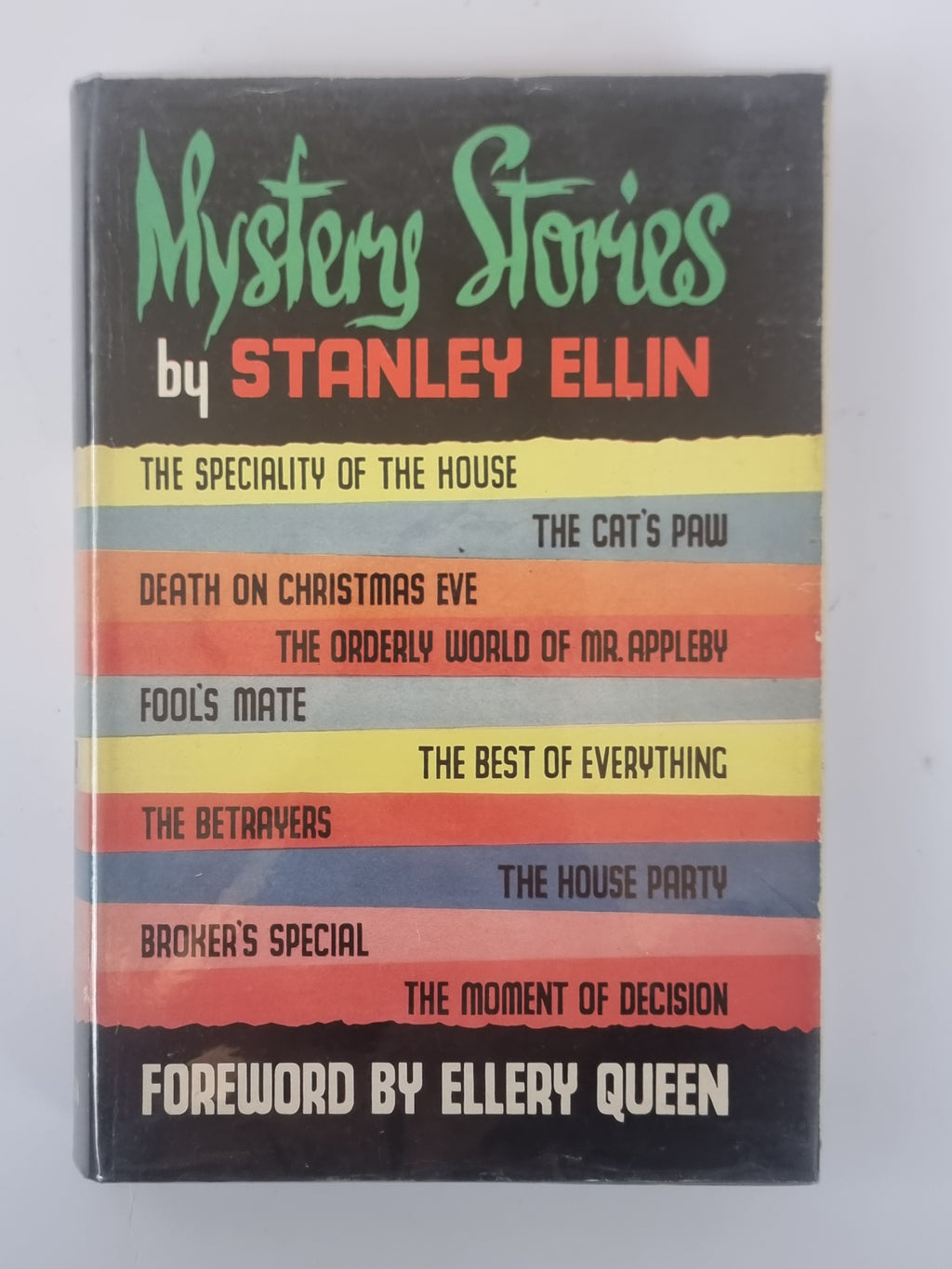 Mystery Stories, Stanley Ellin — 1st UK Edition