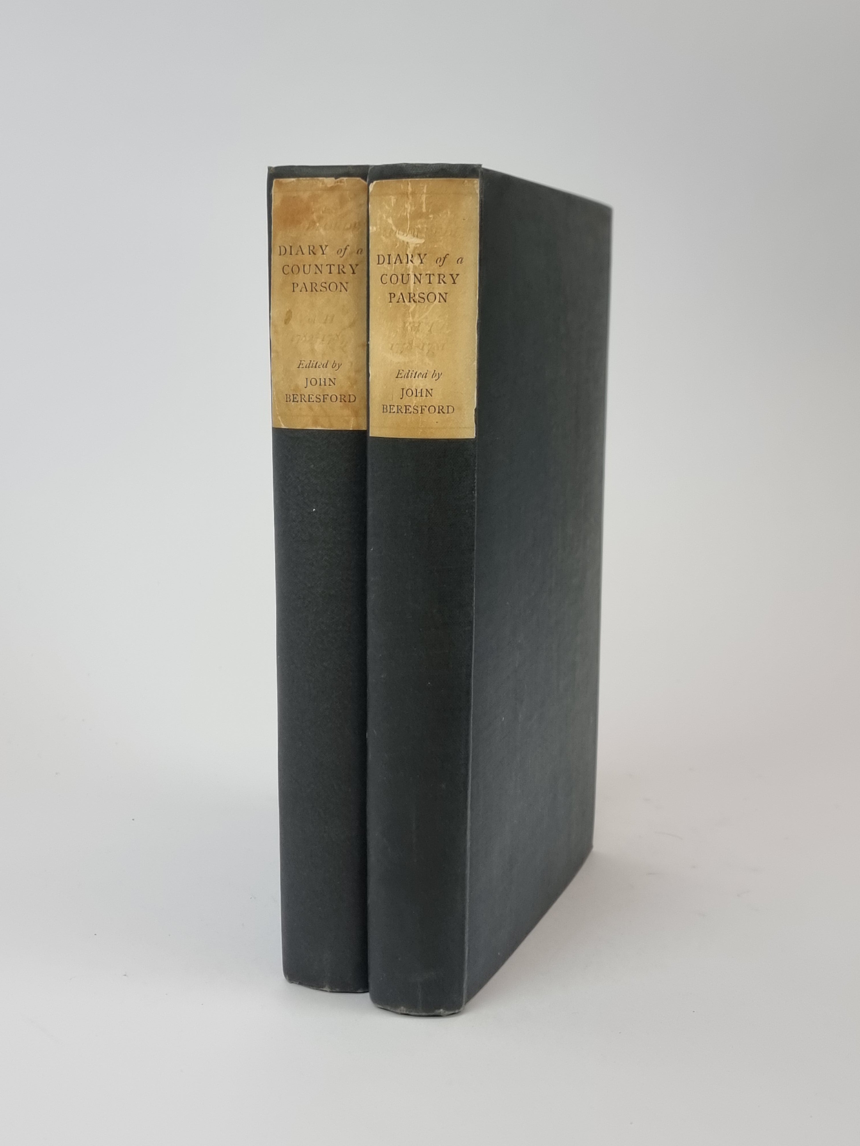 The Diary of a Country Parson, Rev. James Woodforde: 2 Vols Complete