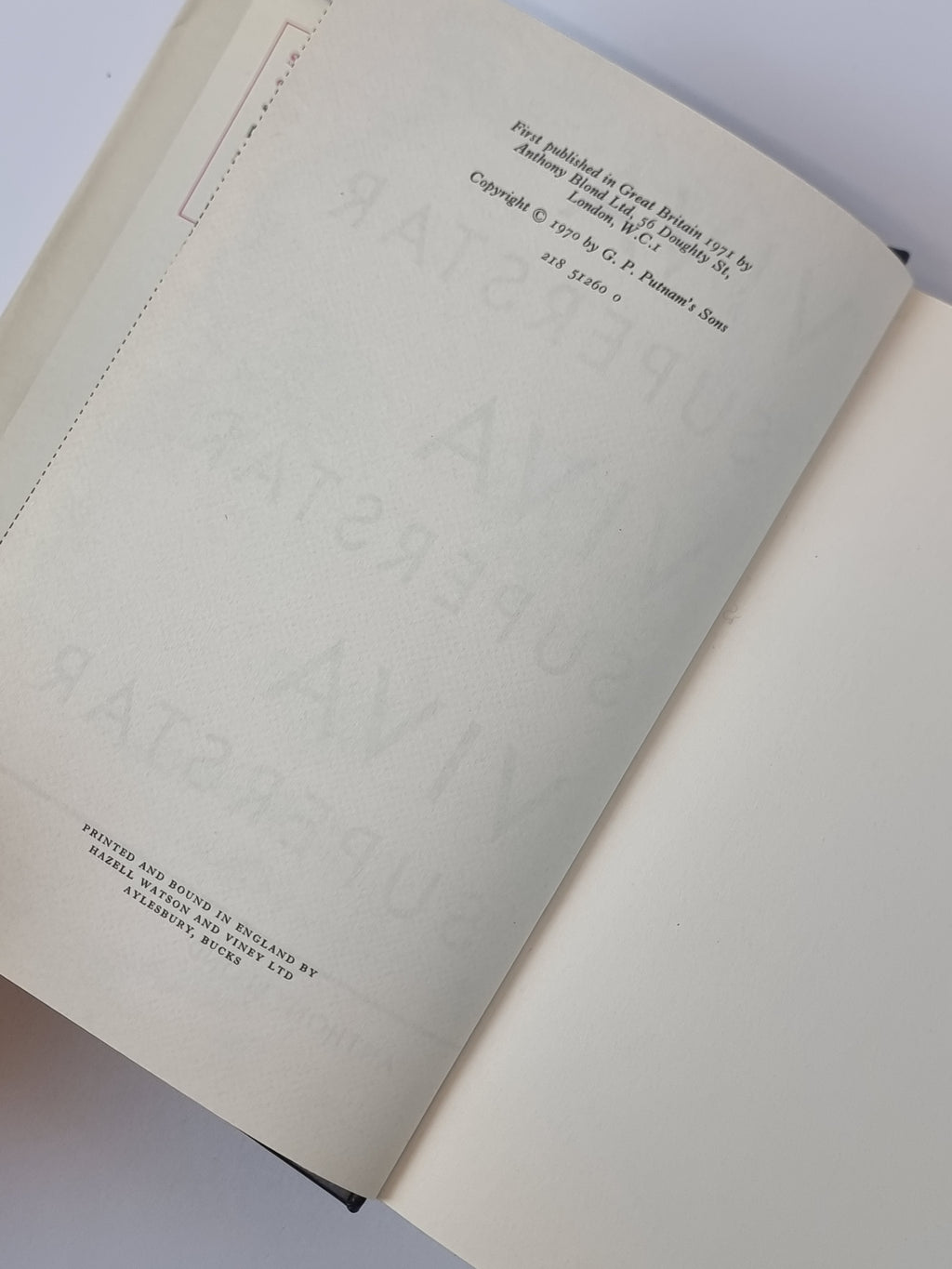 Superstar: A Novel, Viva — 1st UK Edition