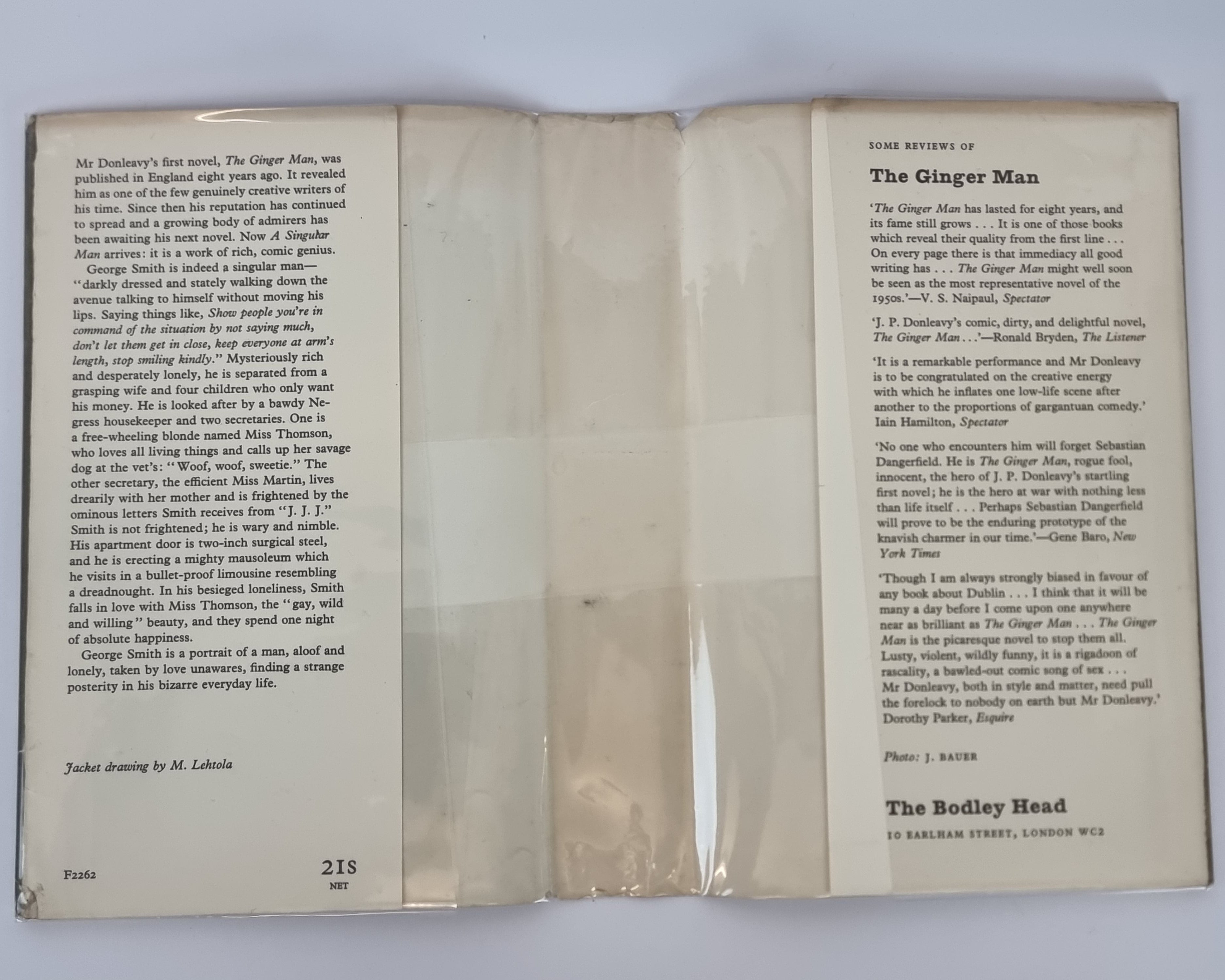 A Singular Man, J. P. Donleavy — 1st Edition