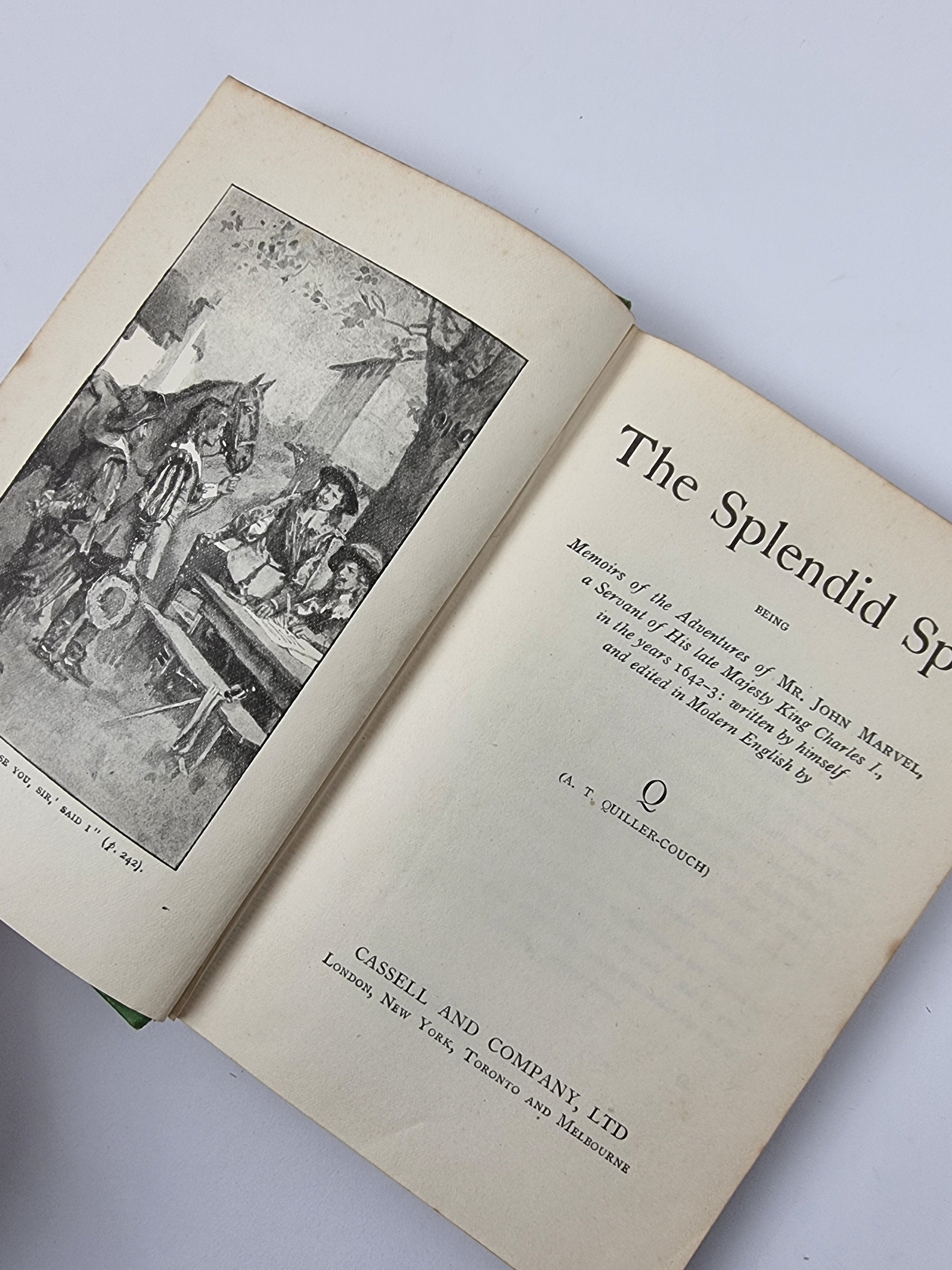 The Splendid Spur, A. T. Quiller-Couch — 1st Edition