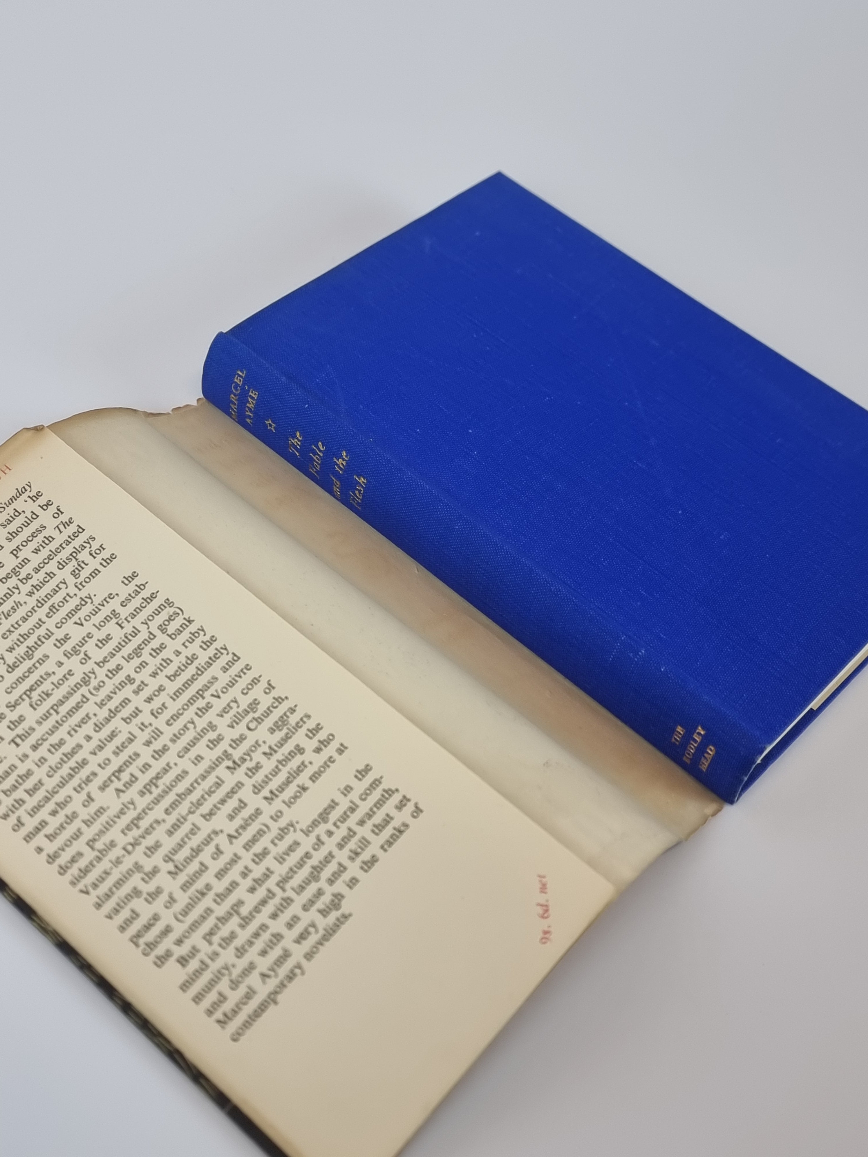 The Fable and the Flesh, Marcel Ayme — 1st UK Edition