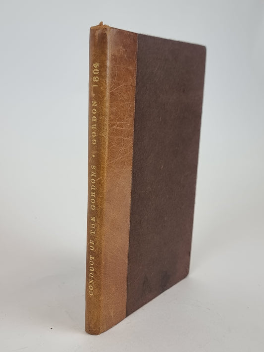 An Apology for the Conduct of the Gordons, Loudoun Harcourt Gordon — 1st Ed