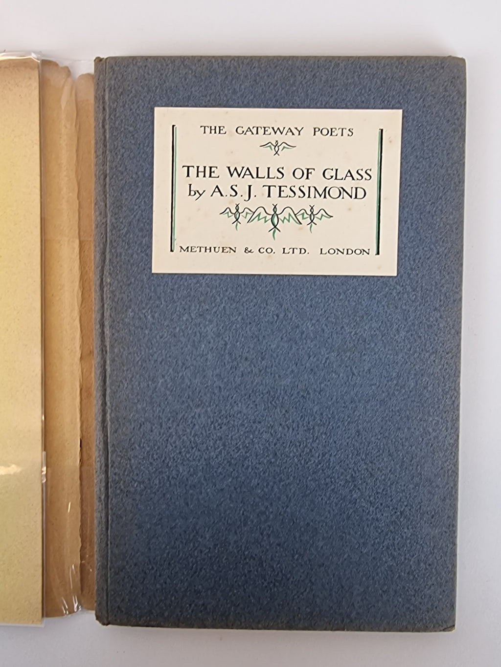 The Walls of Glass, A. S. J. Tessimond — 1st Edition