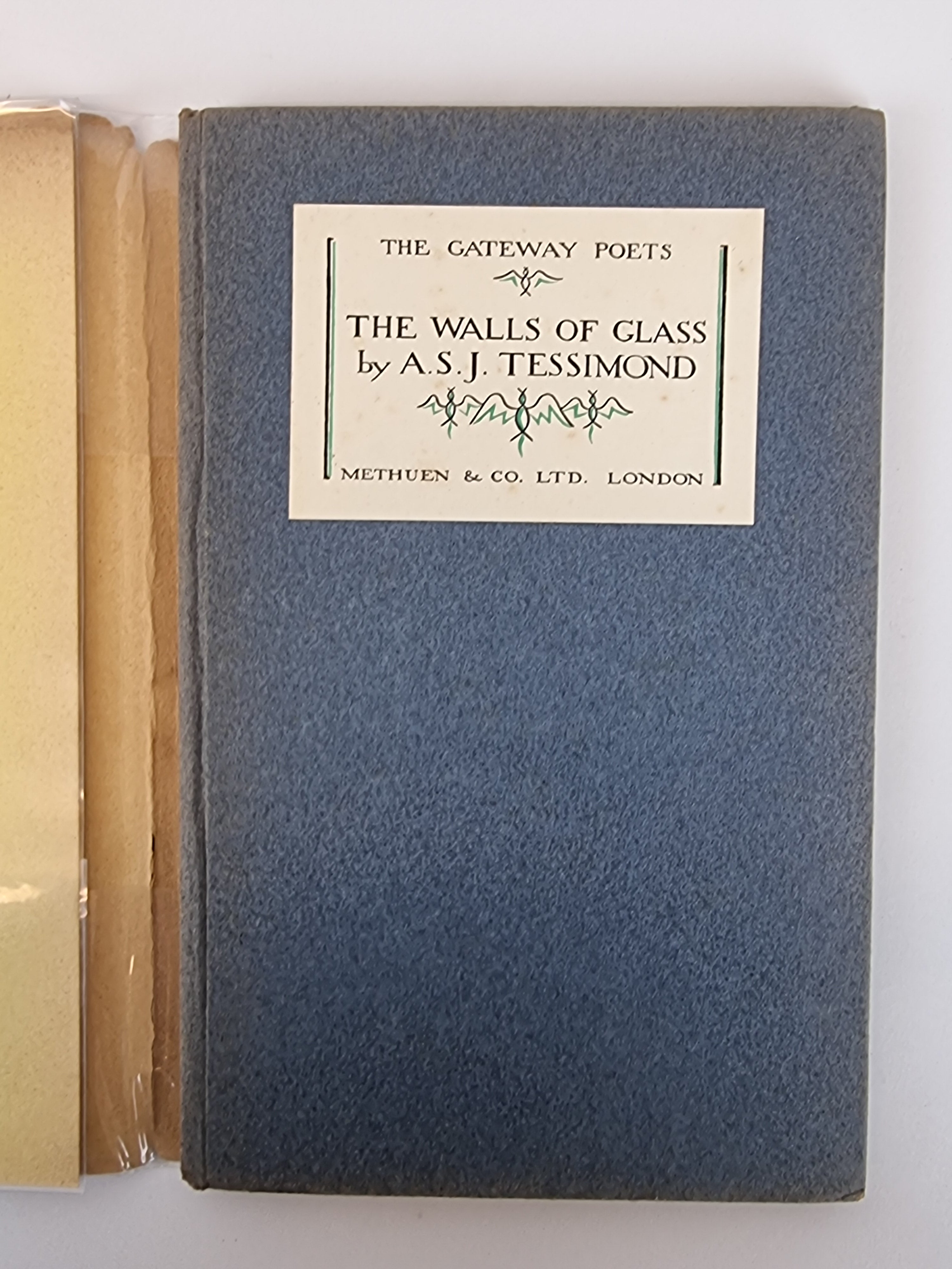 The Walls of Glass, A. S. J. Tessimond — 1st Edition