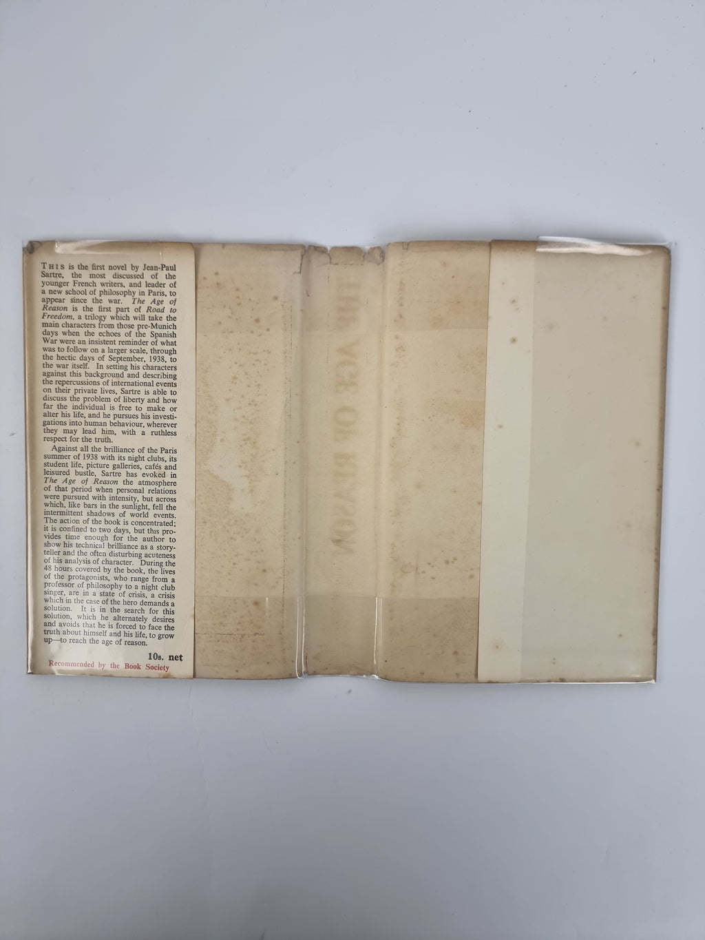 The Age of Reason, Jean-Paul Sartre — 1st Edition/Printing