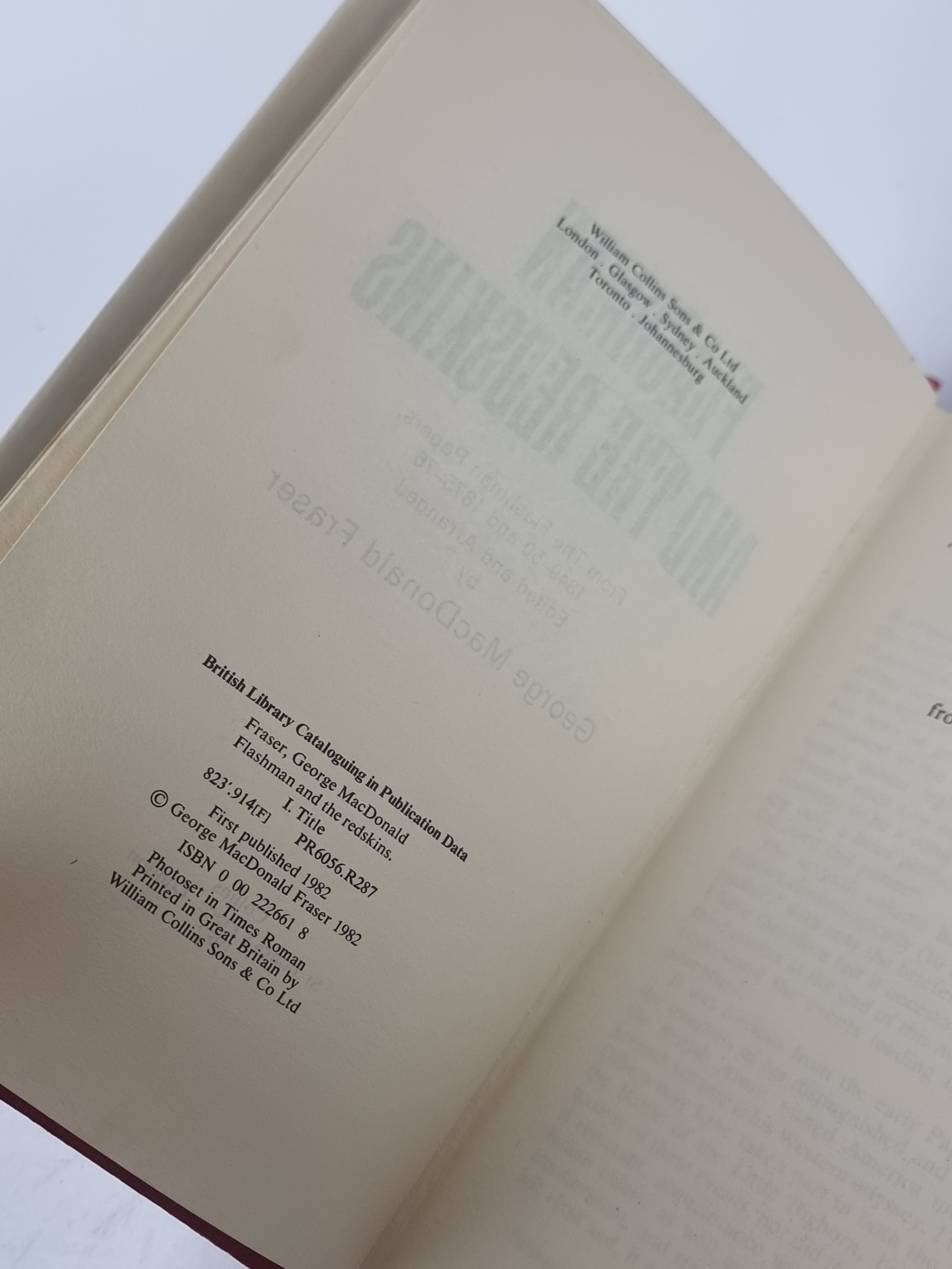 Flashman and the Redskins, George MacDonald Fraser — 1st Edition