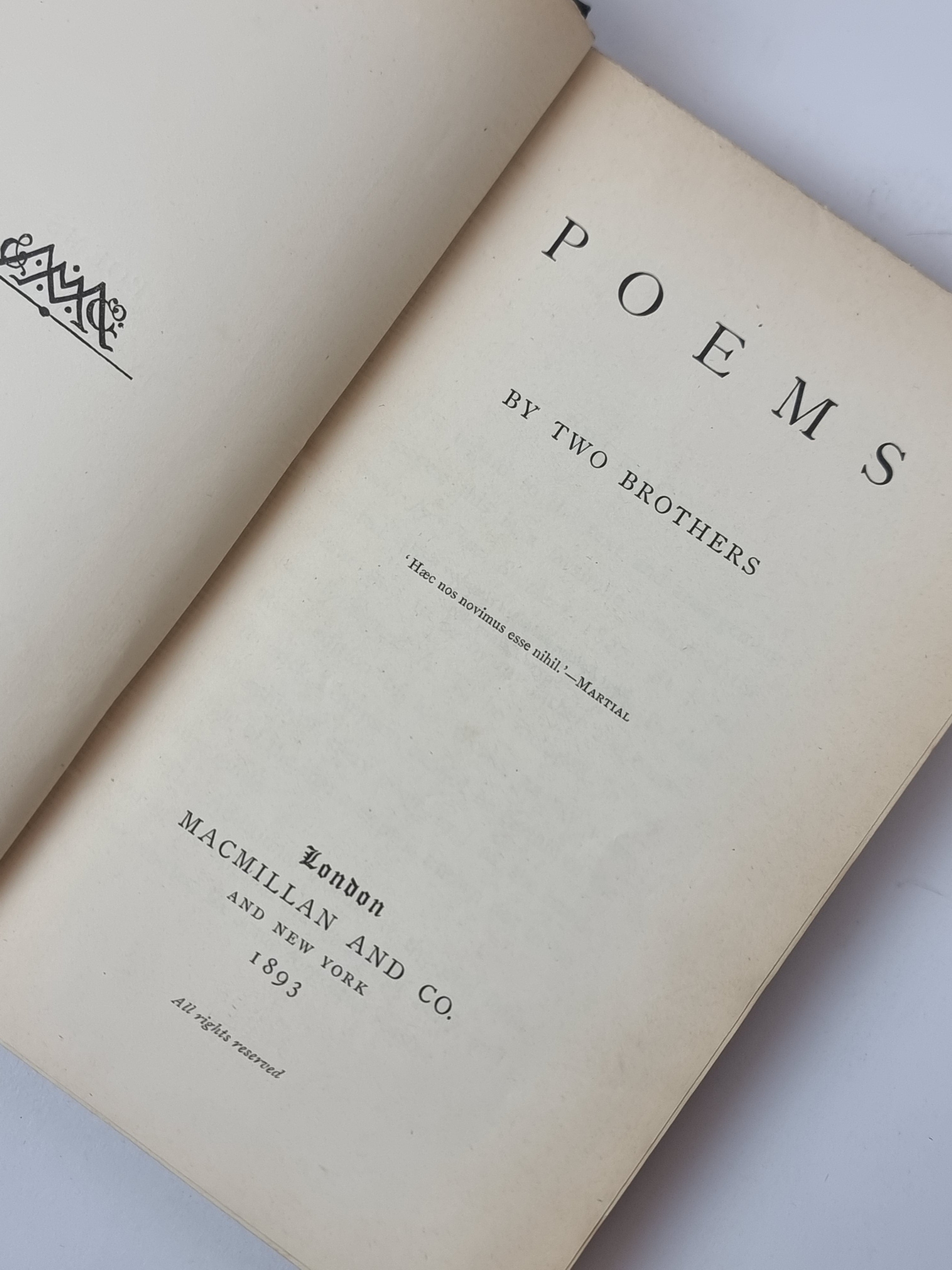 Poems by Two Brothers — 2nd Edition