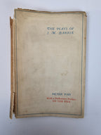 Peter Pan (The Plays of J. M. Barrie) — 1st Edition