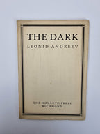 The Dark, Leonid Andreev — 1st Edition