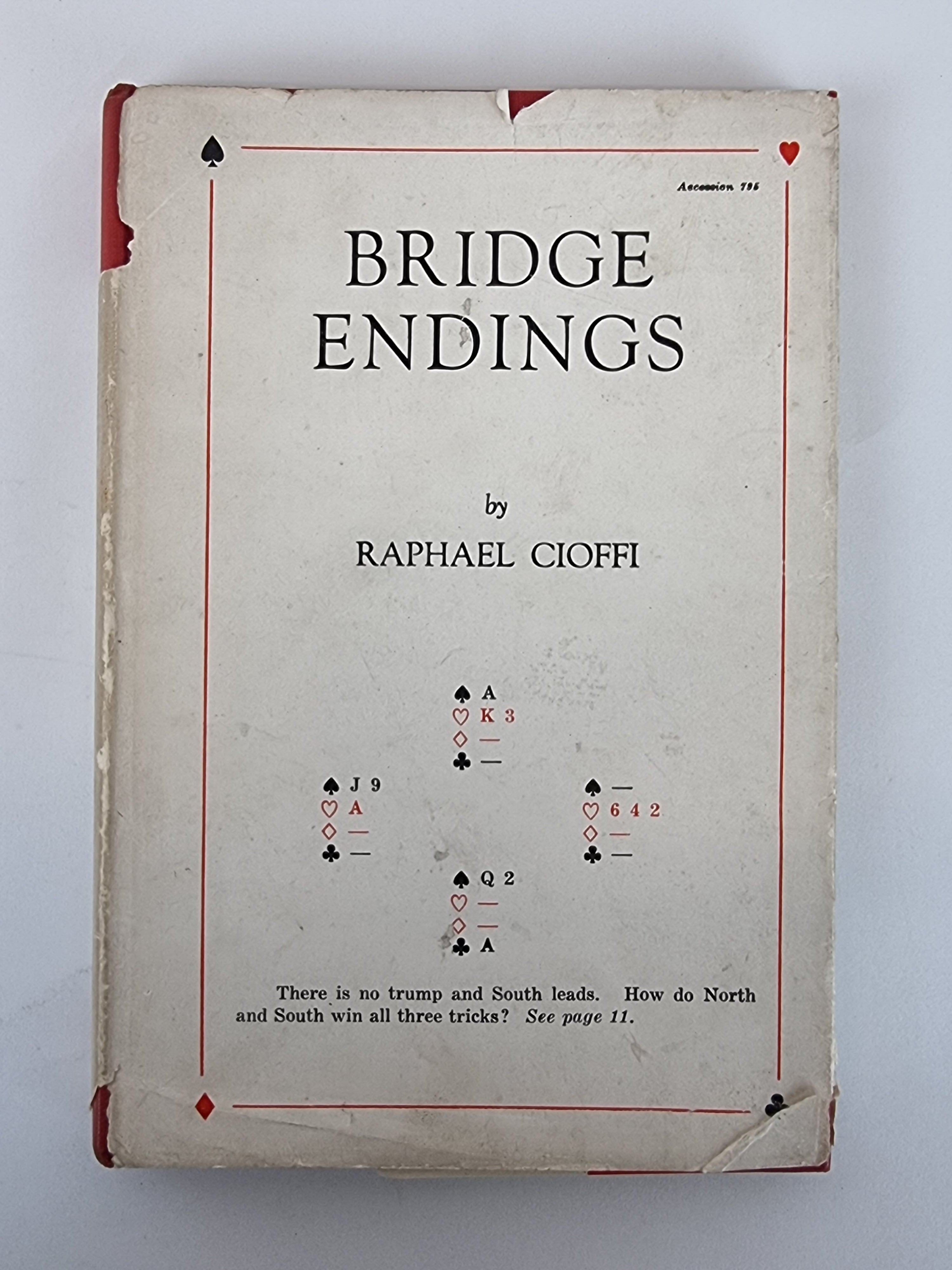 Bridge Endings, Raphael Cioffi — 1st Edition