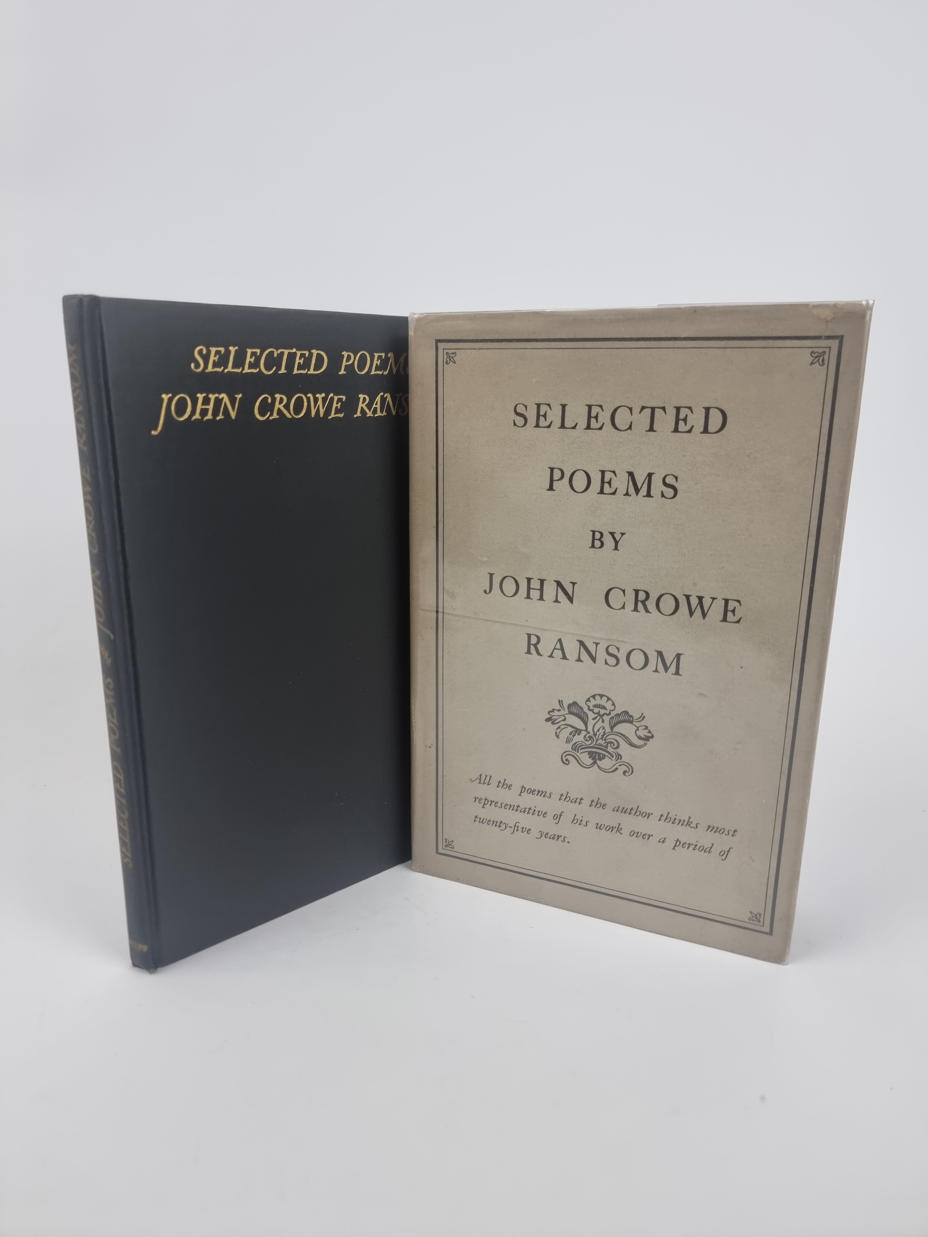 Selected Poems, John Crowe Ransom — 1st Edition/Printing