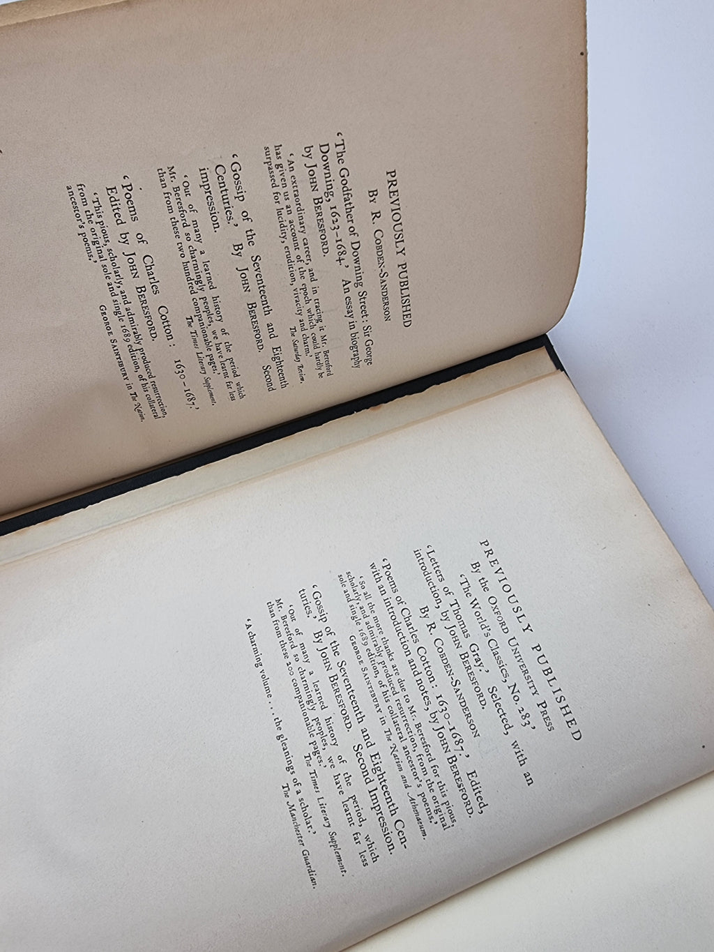 The Diary of a Country Parson, Rev. James Woodforde: 2 Vols Complete