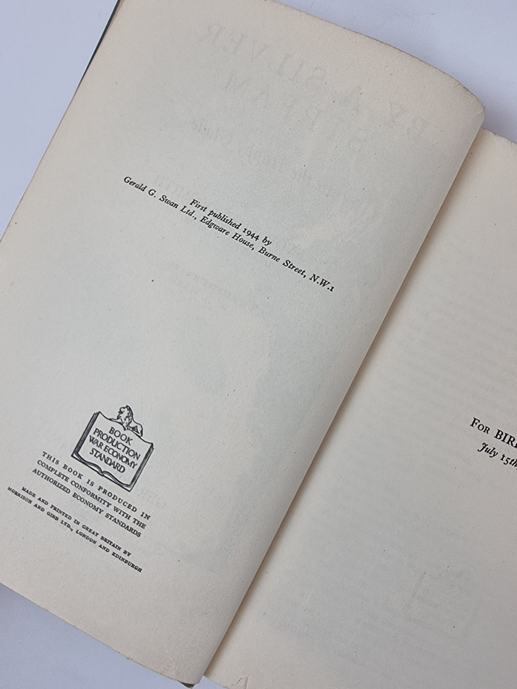 By A Silver Stream, Trevor Dudley-Smith — 1st Edition