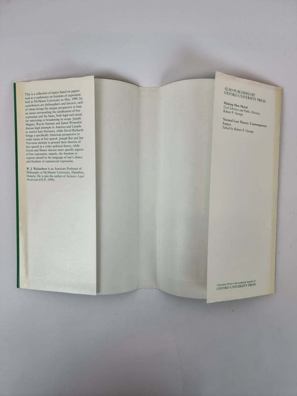 Free Expression: Essays in Law & Philosophy — 1st Edition