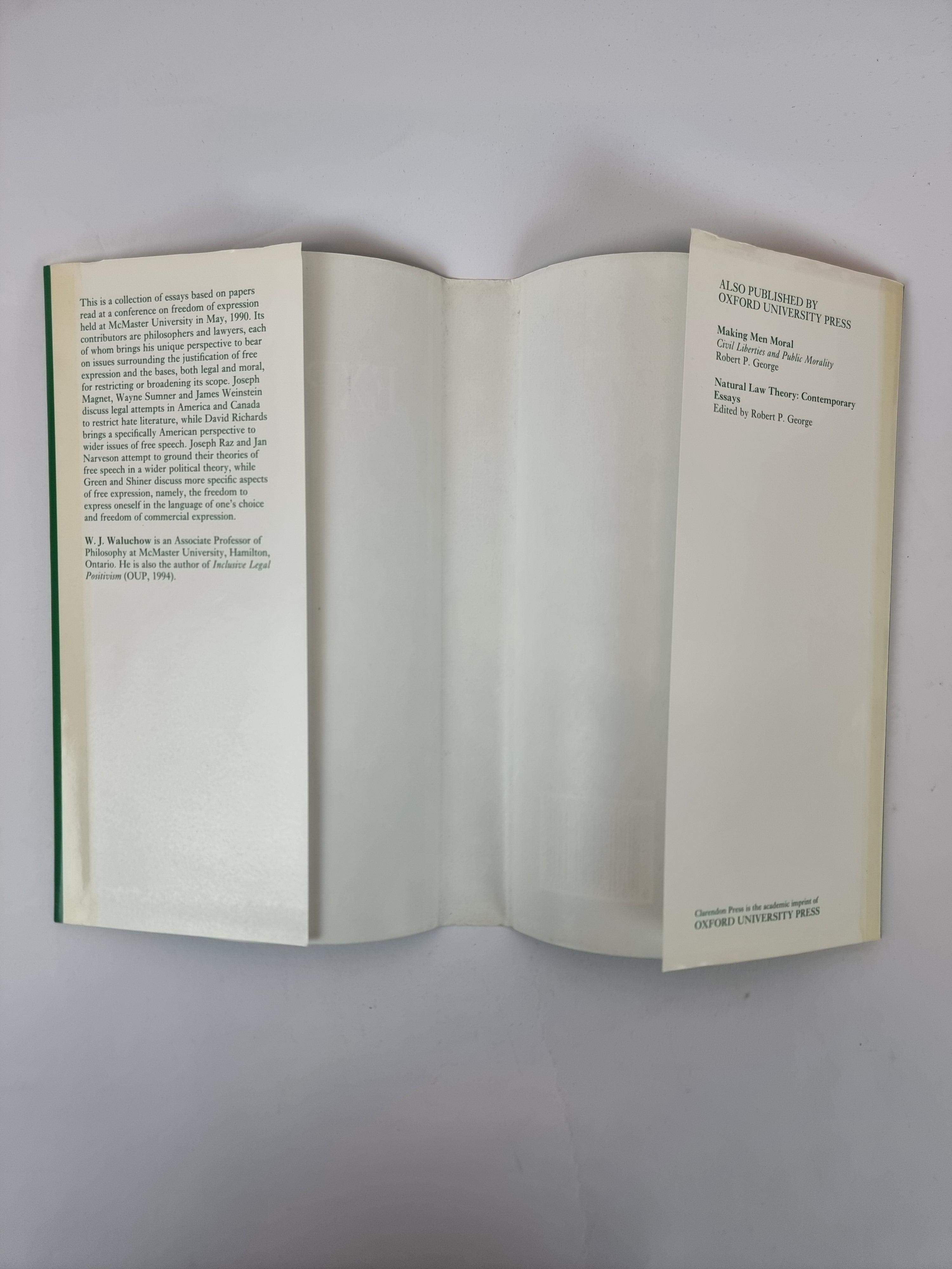 Free Expression: Essays in Law & Philosophy — 1st Edition