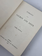 Forays Among Salmon and Deer, James Conway — 1st Edition