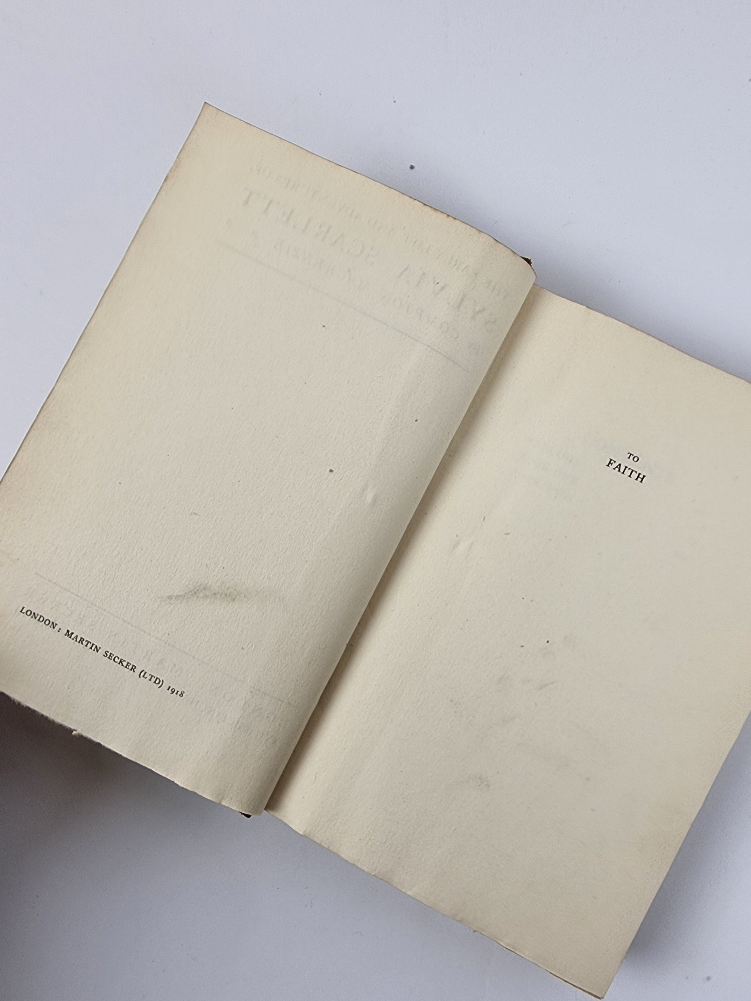 The Early Life and Adventures of Sylvia Scarlett, Compton Mackenzie — 1st Edition