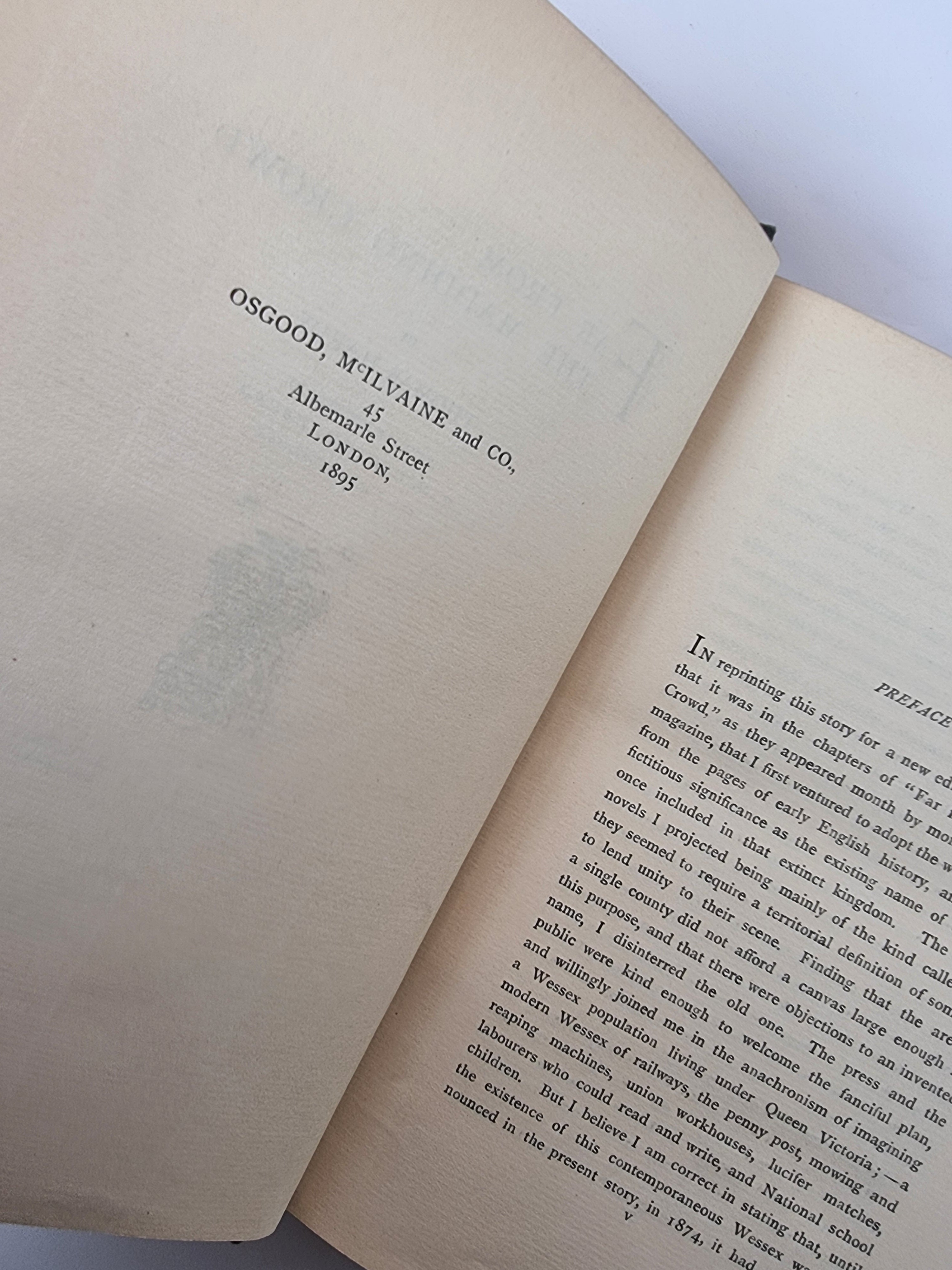 Far From The Madding Crowd, Thomas Hardy — 1st Osgood Edition
