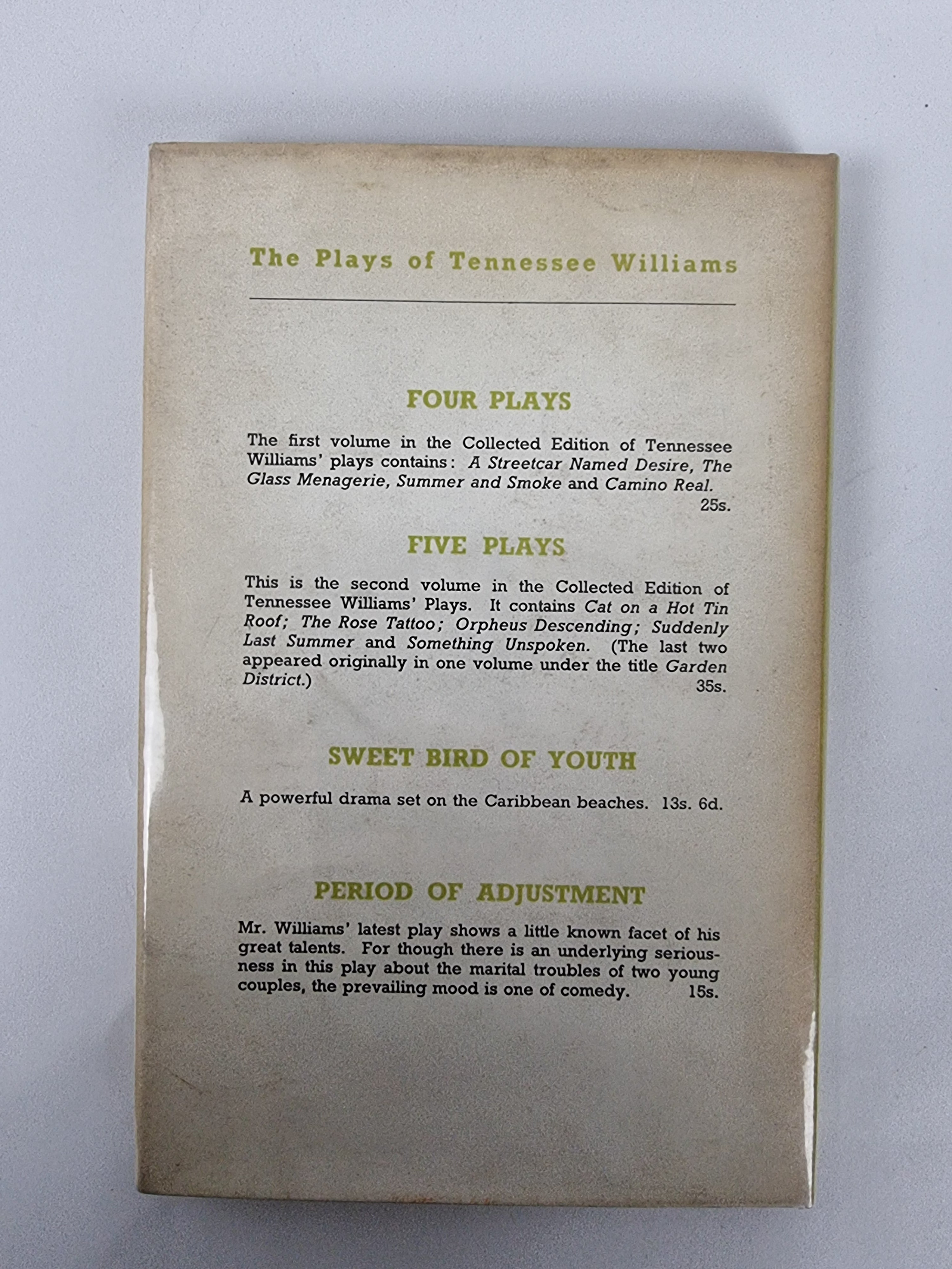The Night of the Iguana, Tennessee Williams — 1st Edition