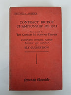 Contract Bridge Championship of 1933, Ely Culbertson — 1st Edition