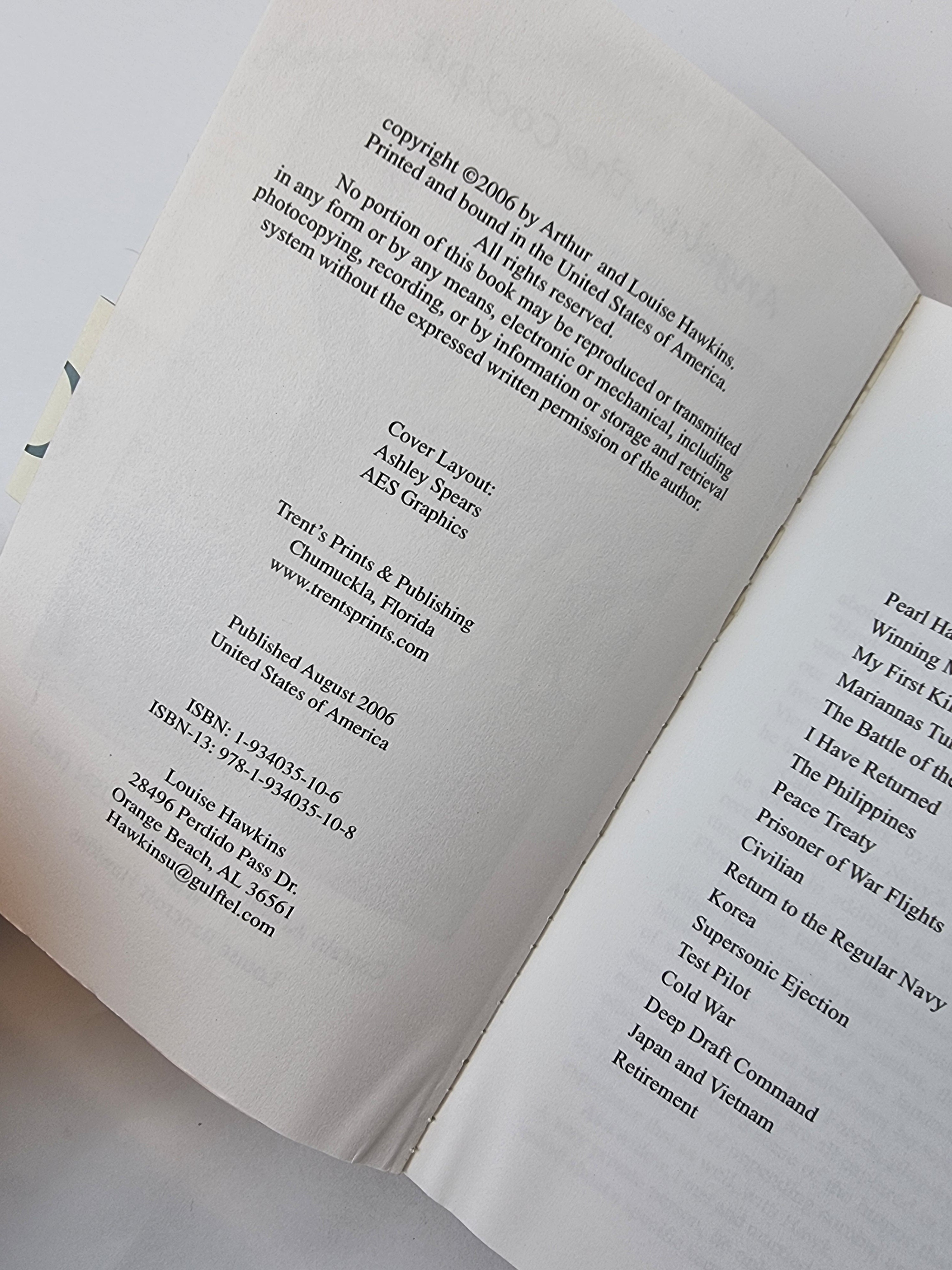 Angel in the Cockpit, Captain A.R Hawkins, L Hawkins — 1st Edition, Signed