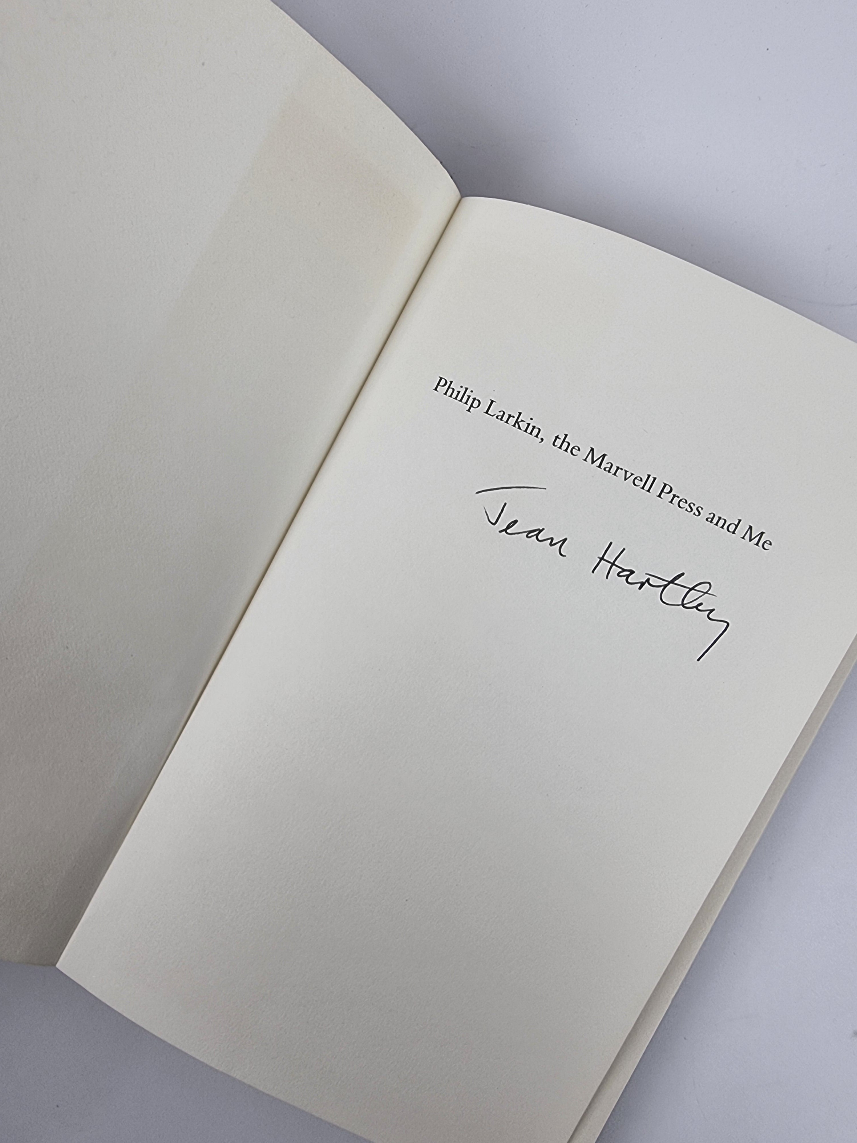 Philip Larkin, The Marvell Press and Me, Jean Hartley — 1st Edition/Printing, Signed