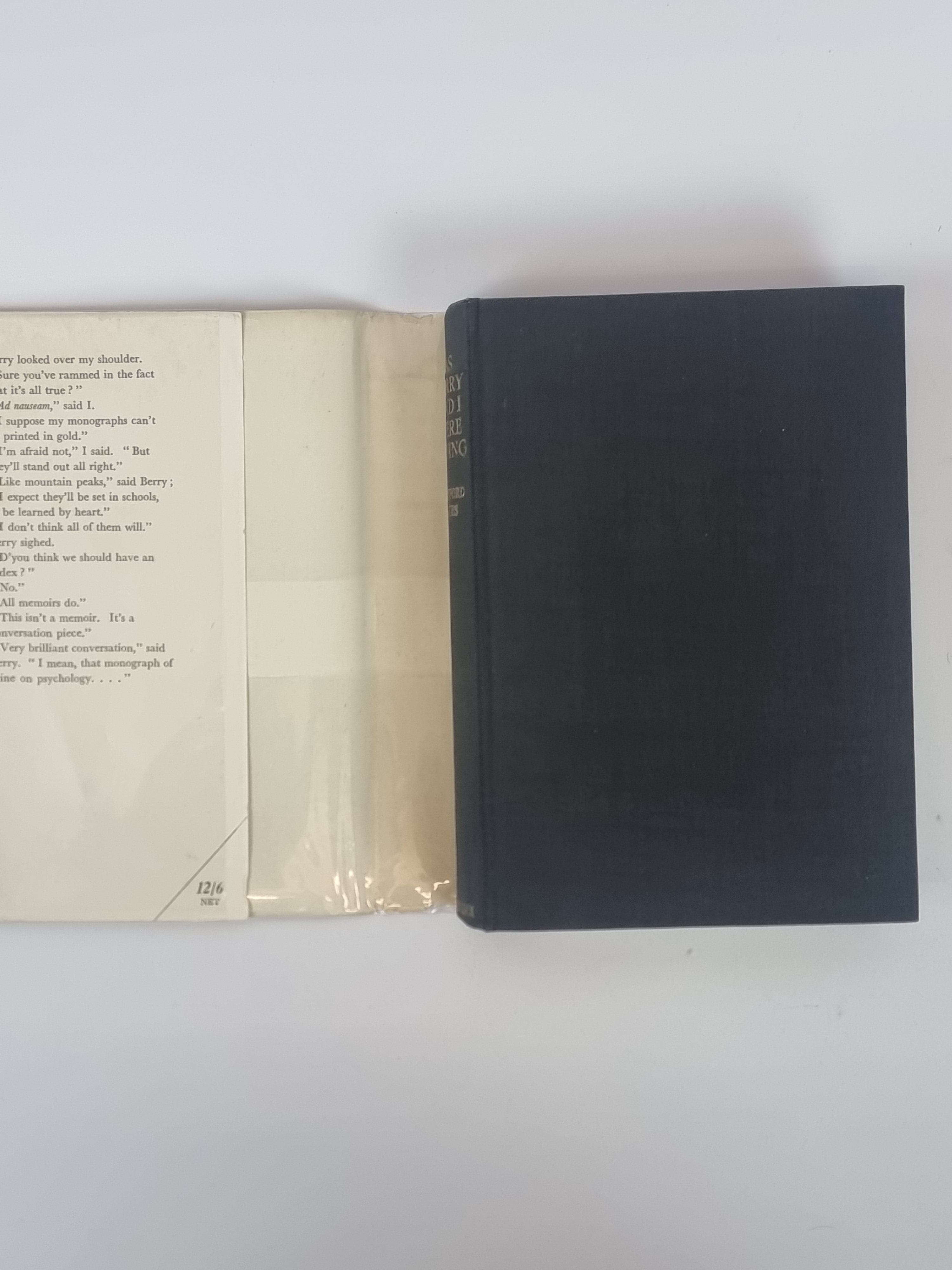 As Berry and I Were Saying, Dornford Yates — 1st Edition