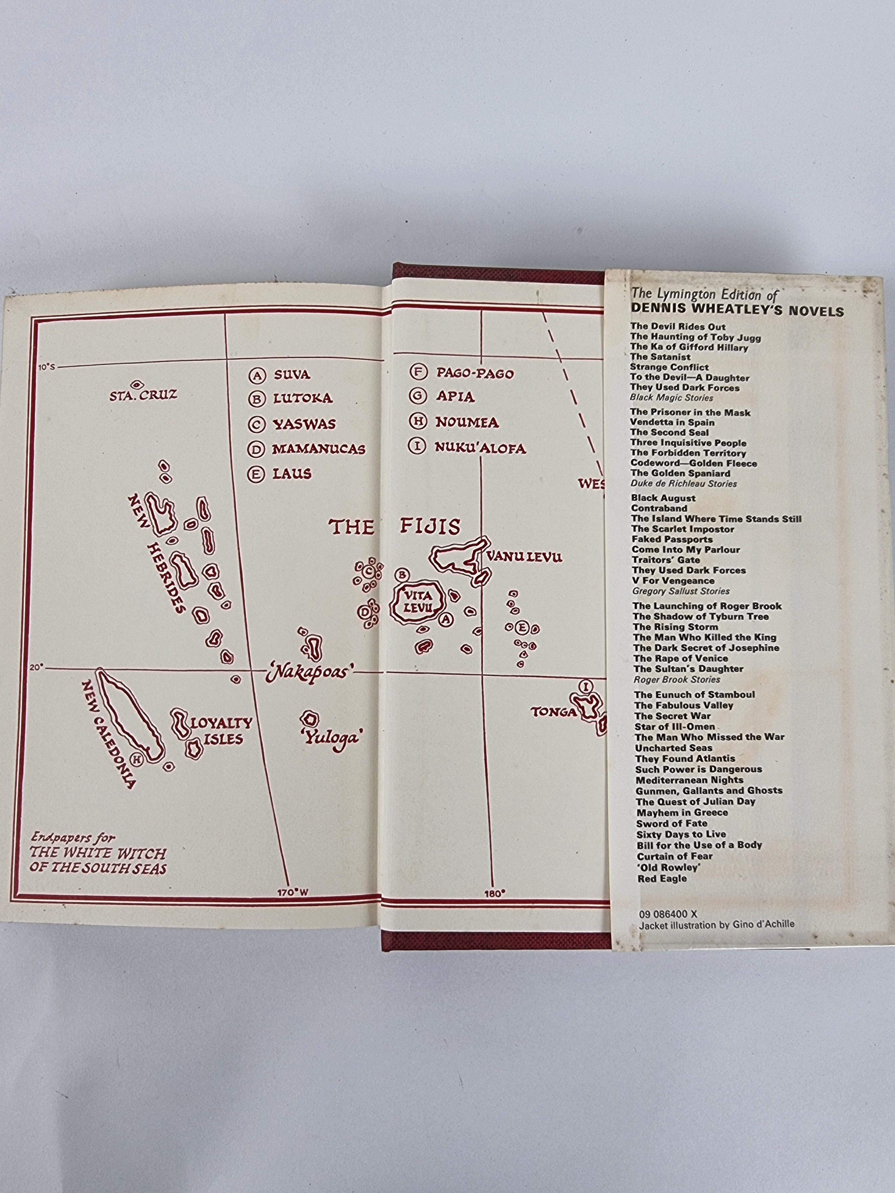 The White Witch of the South Seas, Dennis Wheatley — 1st Edition