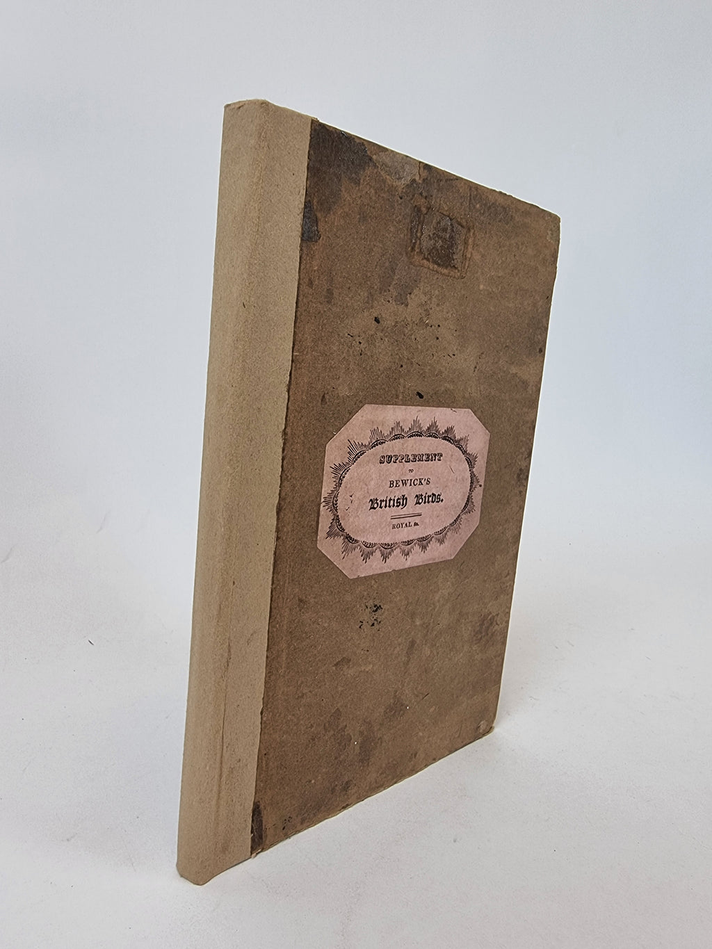 A Supplement to the History of British Birds, T. Bewick — 1st Edition