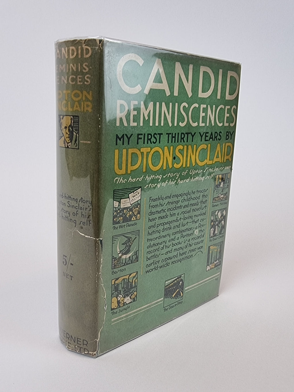 Candid Reminiscences: My First Thirty Years, Upton Sinclair — 1st UK Edition