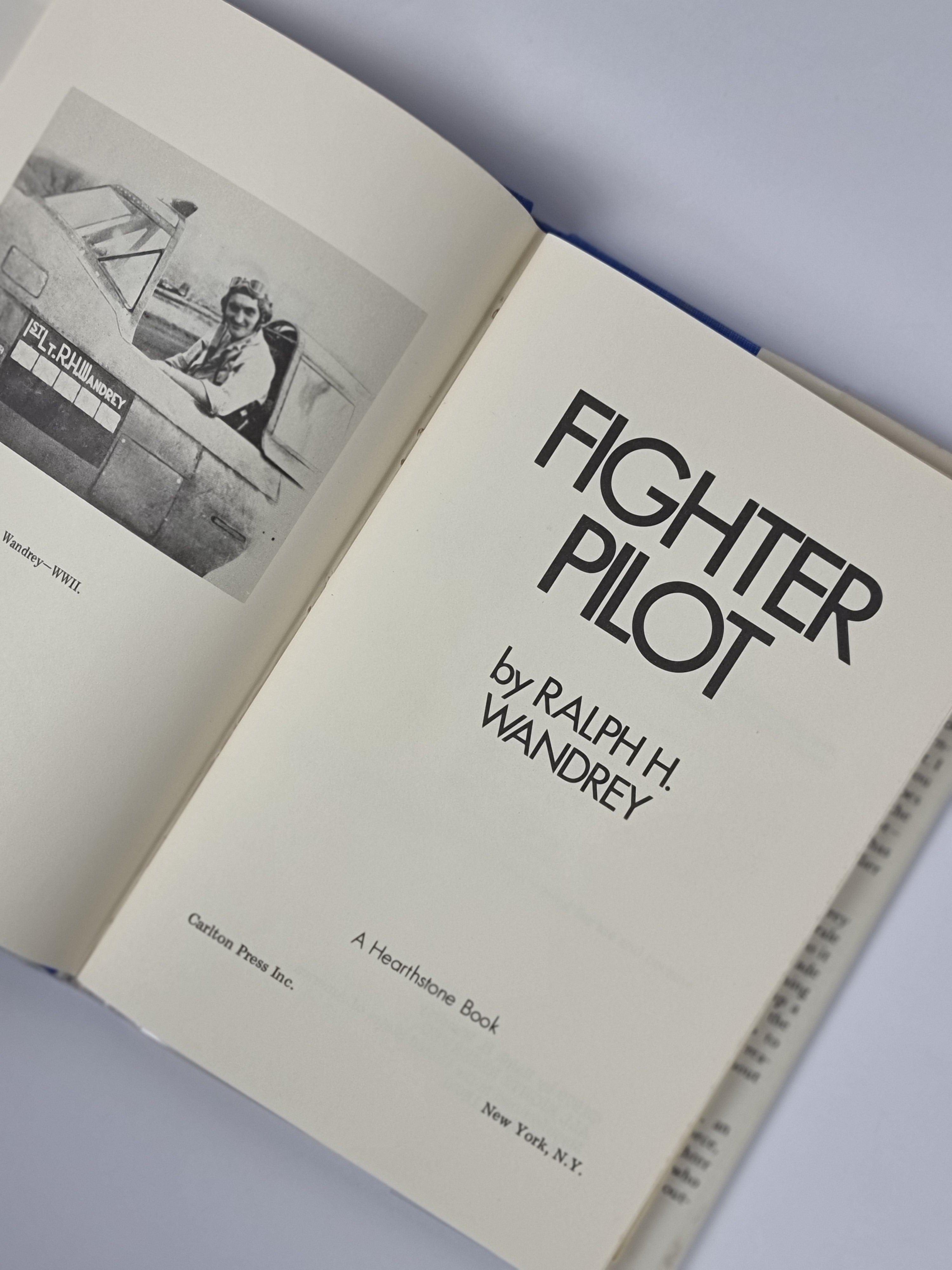 Fighter Pilot, Ralph H. Wandrey — 1st Edition (1979), RARE