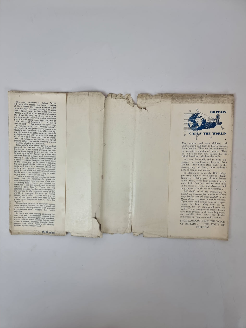 Murder By Nail, Jeffery Farnol — 1st Edition