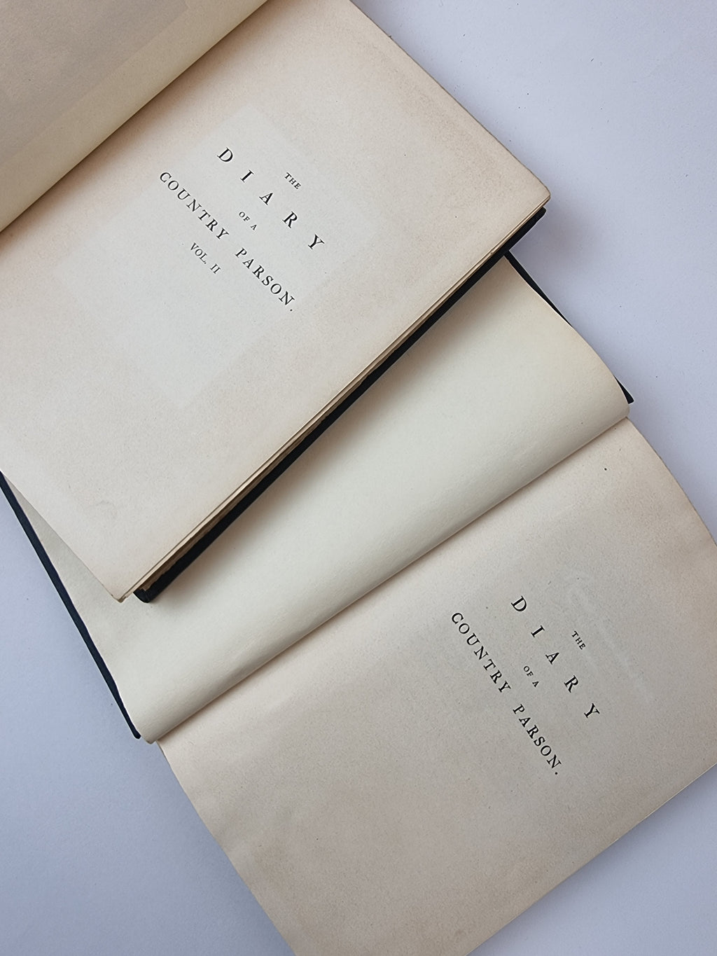 The Diary of a Country Parson, Rev. James Woodforde: 2 Vols Complete