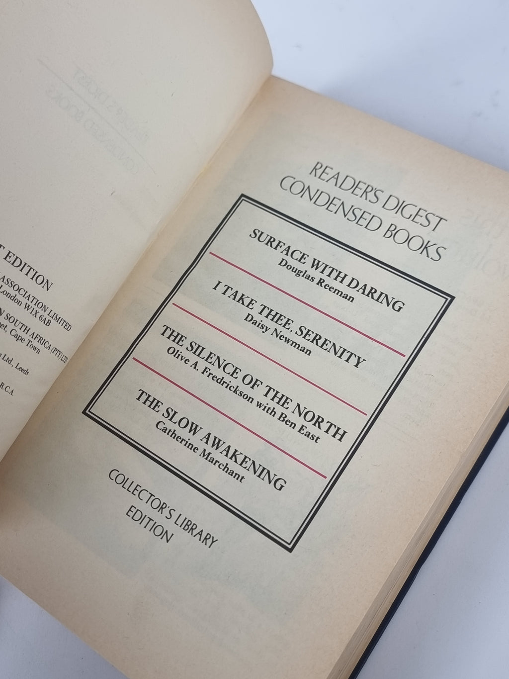 Reader's Digest Condensed Books — 1st Edition