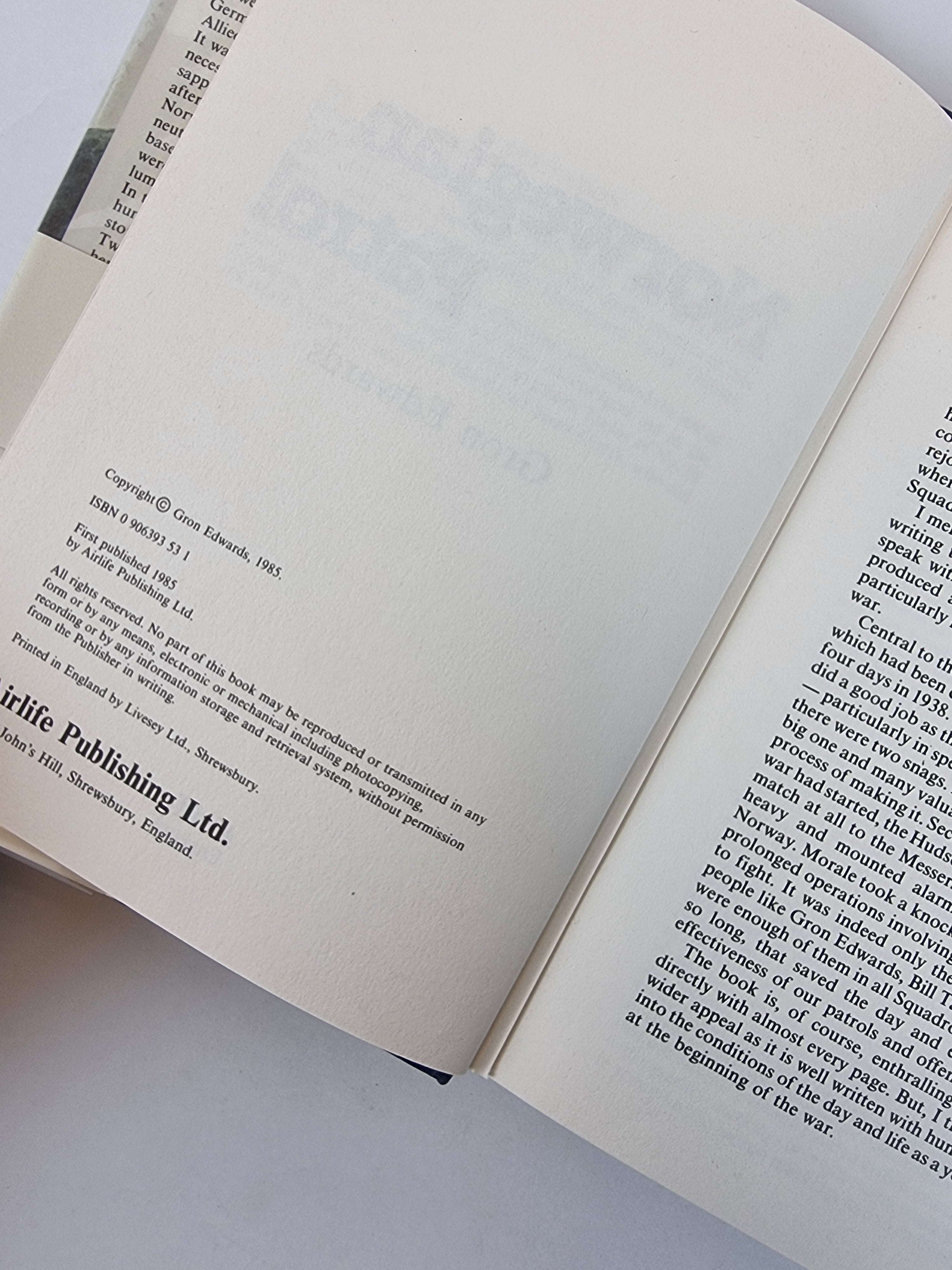 Norwegian Patrol, Gron Edwards — 1st Edition, Signed & Inscribed