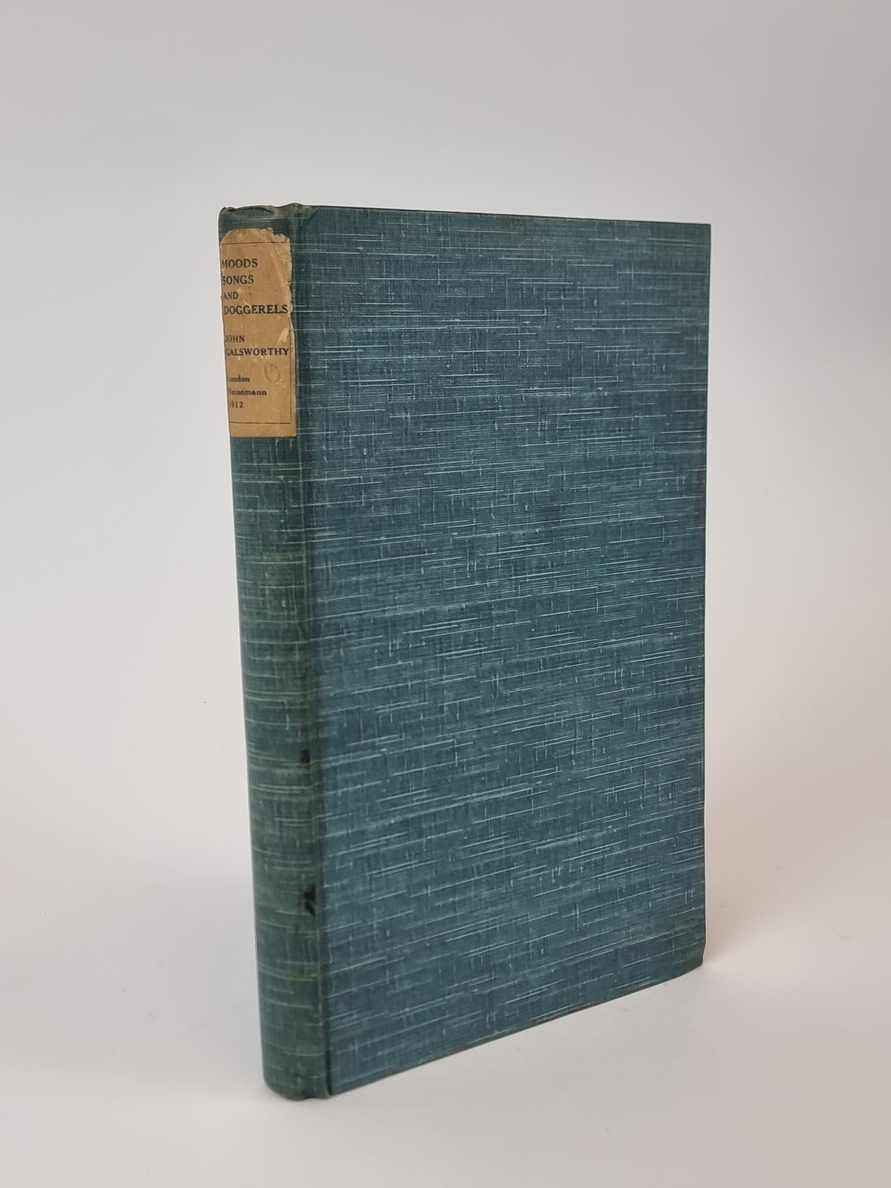 Moods, Songs & Doggerels, John Galsworthy — 1st Edition