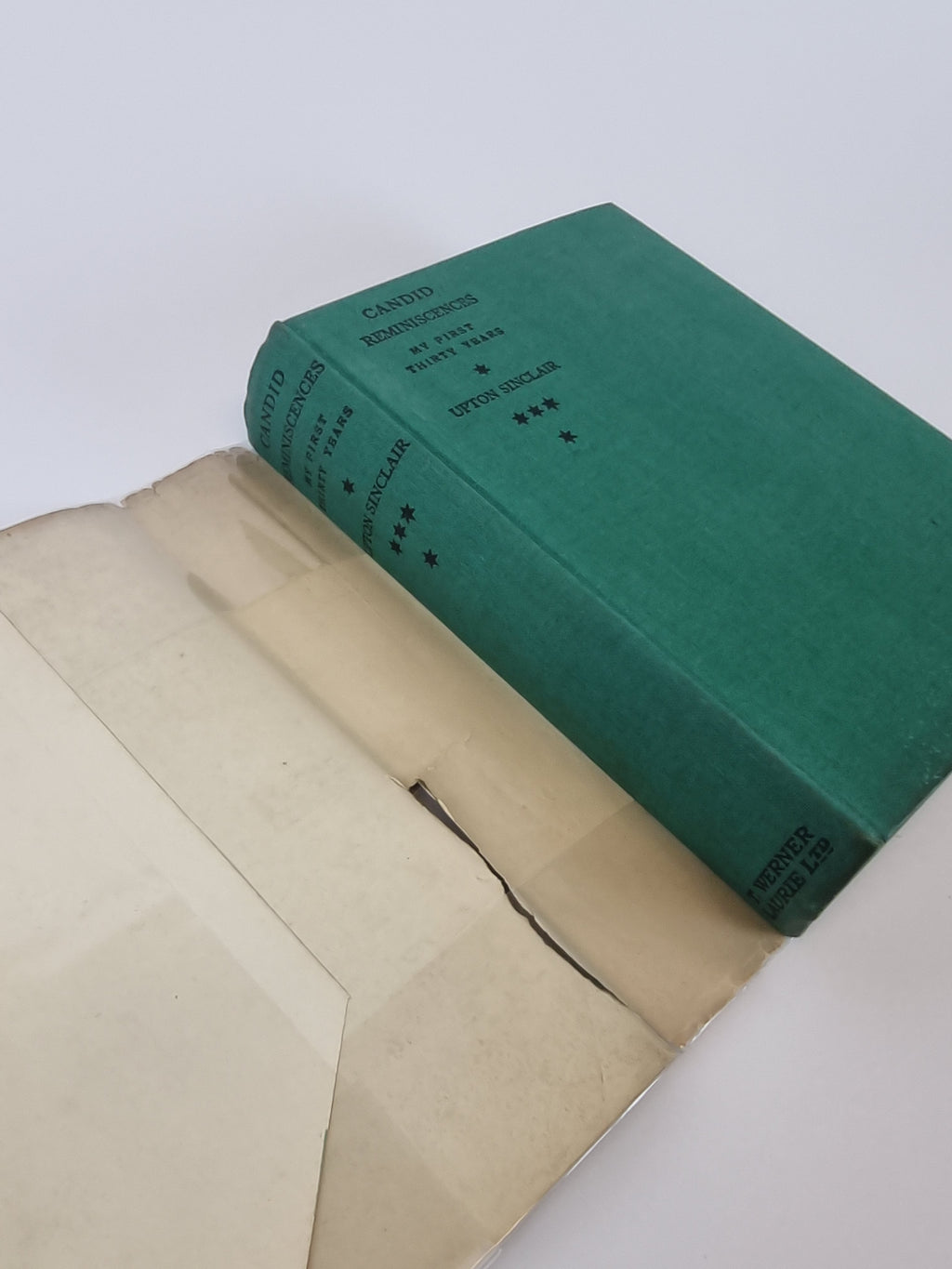 Candid Reminiscences: My First Thirty Years, Upton Sinclair — 1st UK Edition
