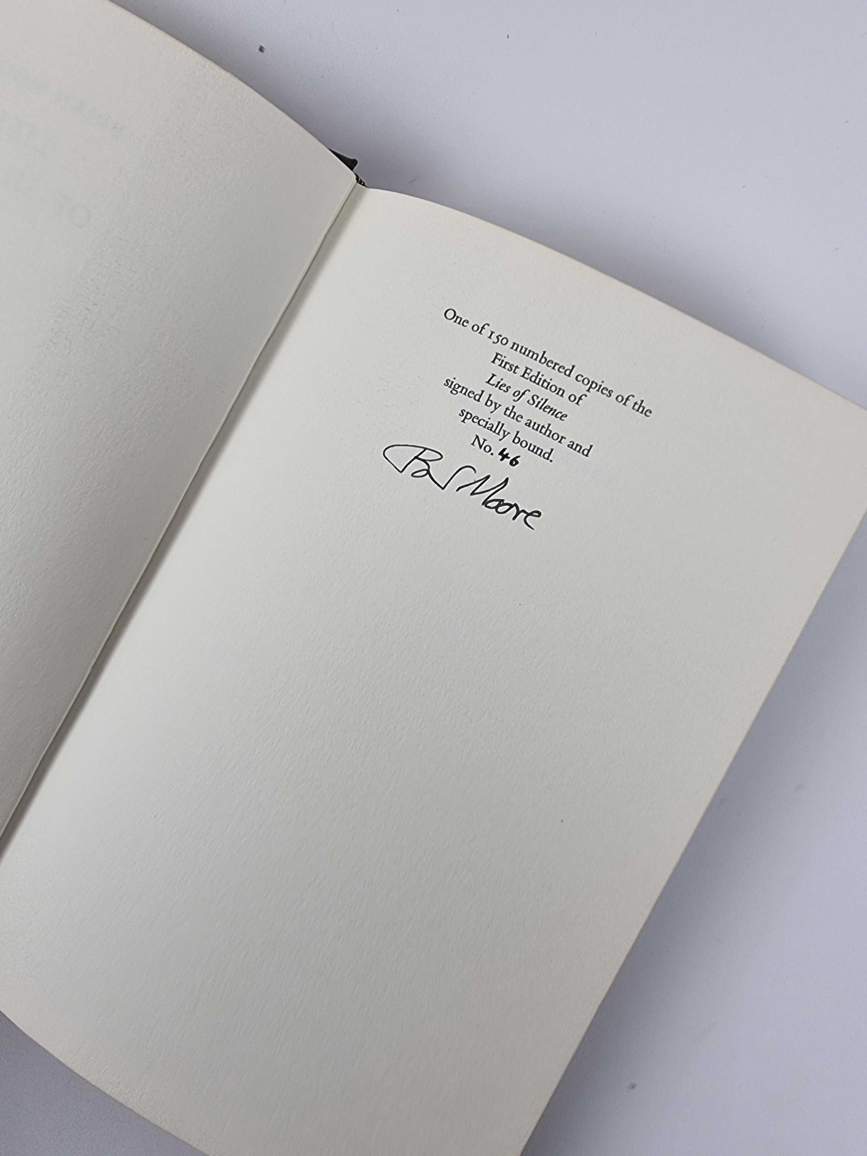 Lies of Silence, Brian Moore — 1st/Limited Edition