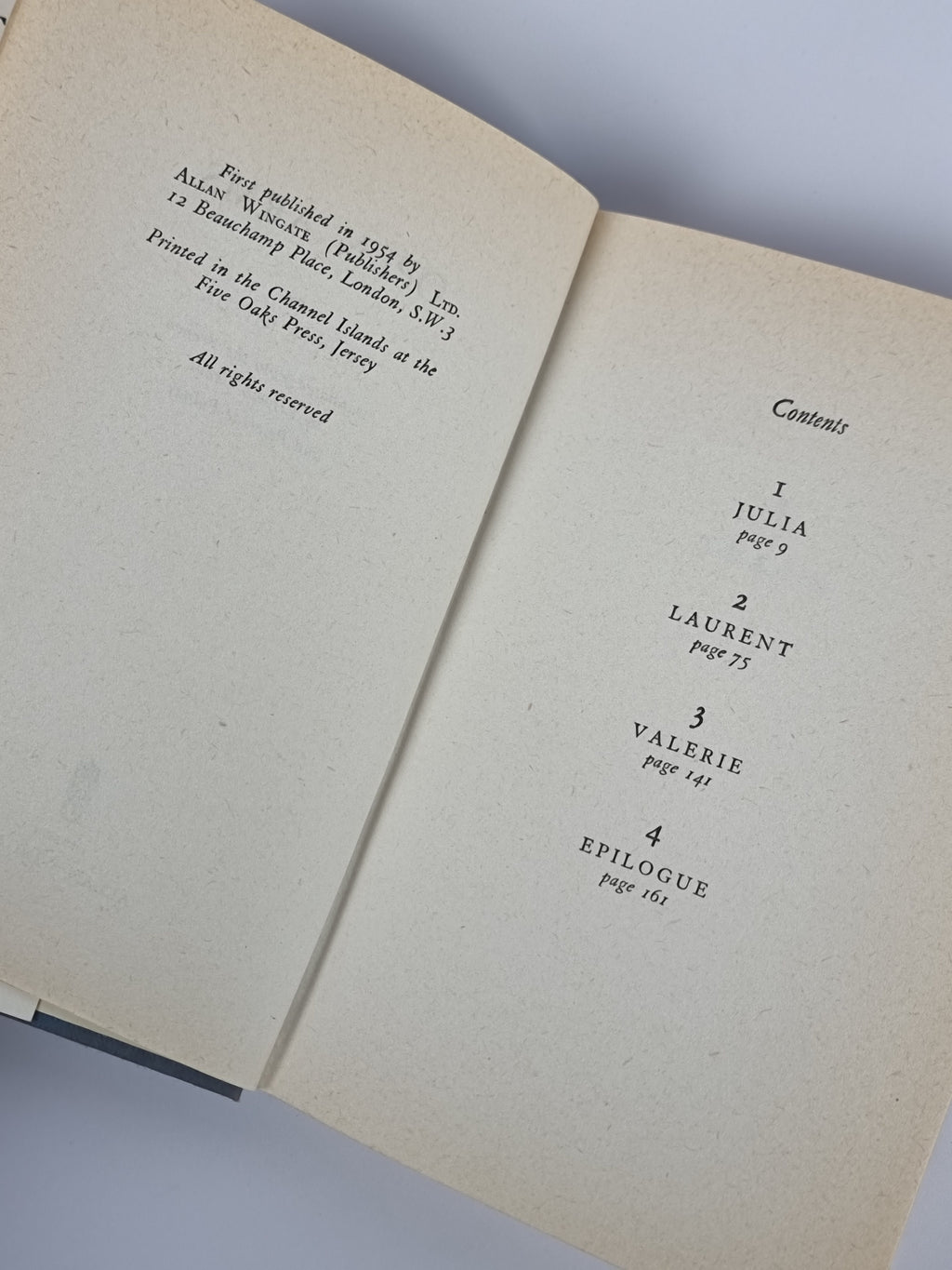 Open Arms, Odette Joyeux — 1st Edition