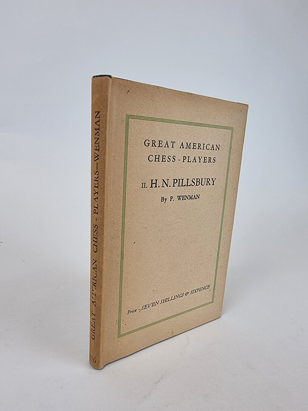 Great American Chess-Players, P. Wenman — 1st Edition