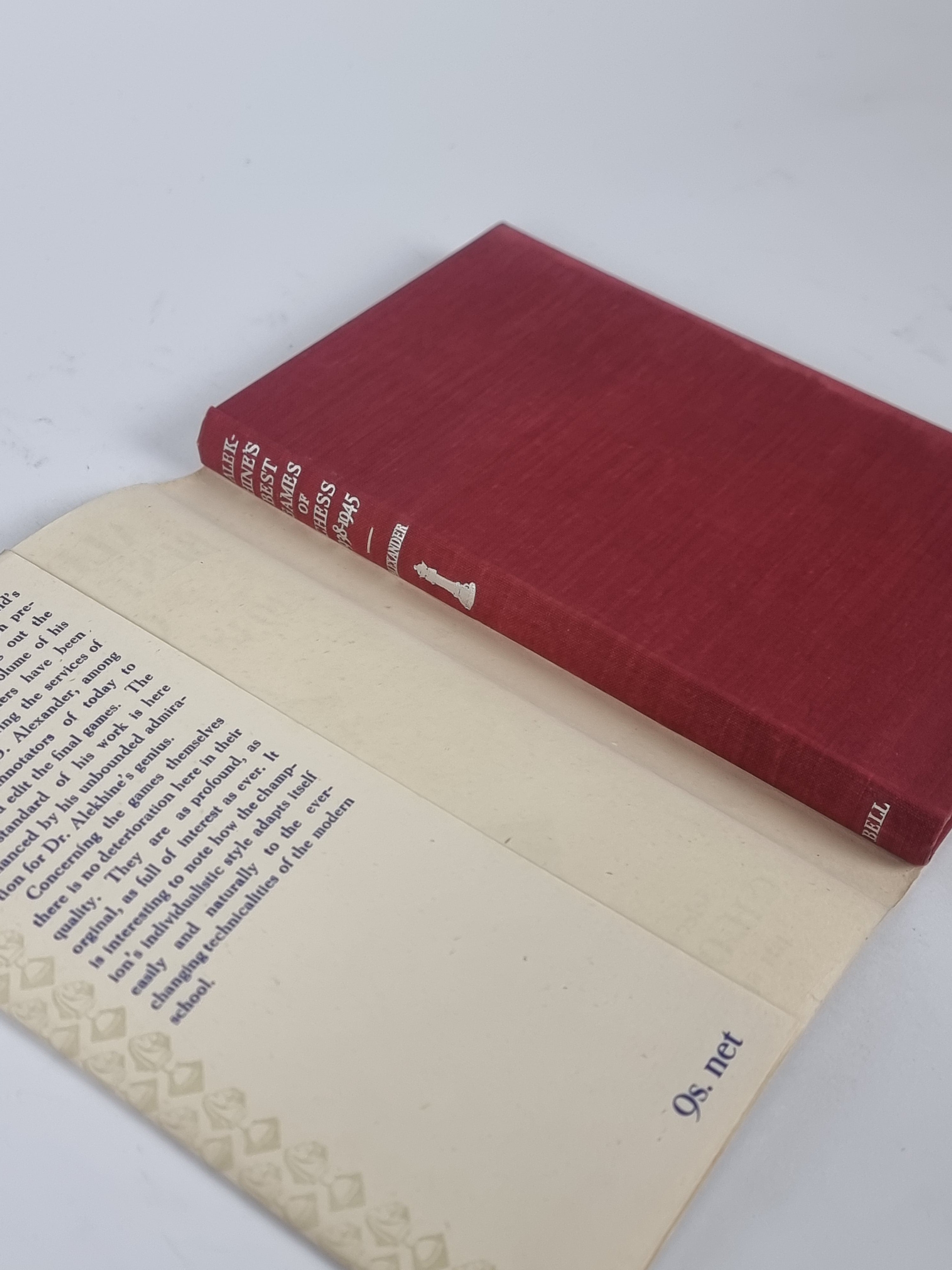 Alekhine's Best Games of Chess: 1938 - 1945, C.H.O' D. Alexander — 1st Edition