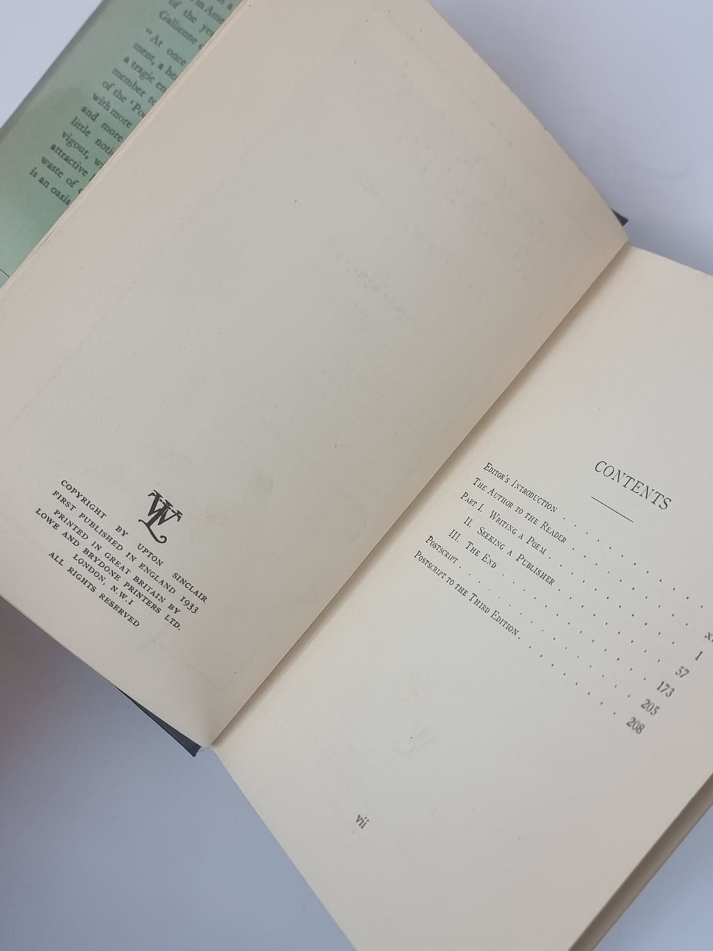The Journal of Arthur Stirling, Upton Sinclair — 1st Edition