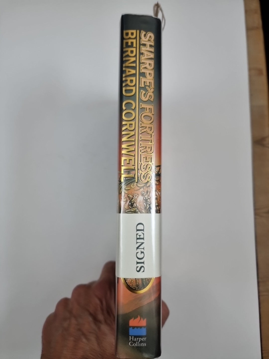 Sharpe’s Fortress by Bernard Cornwell Hardback Book 1999 First Edition & Signed
