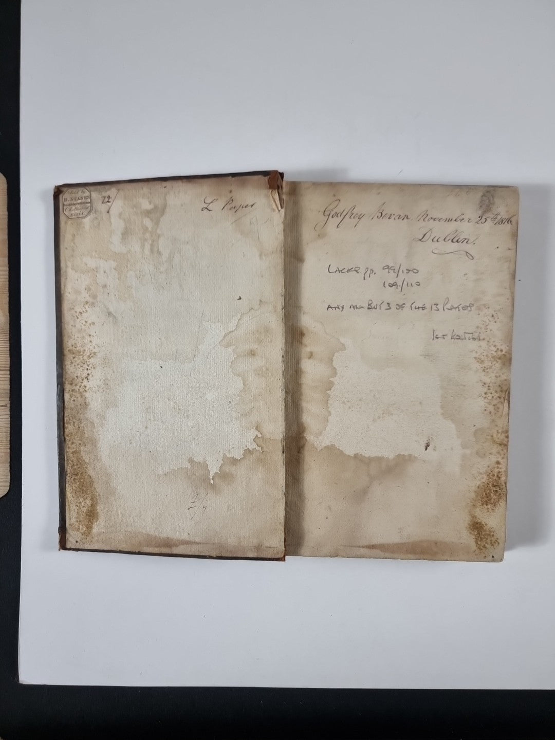 A Treatise on Domestic Pigeons, John Moore 1765 1st Edition, Very Rare