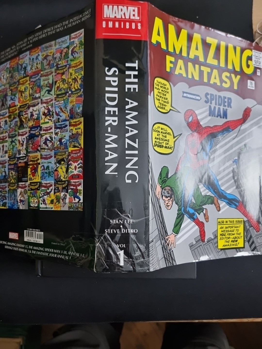 The Amazing Spider-man Omnibus Vol. 1 by Stan Lee *1ST EDITION*