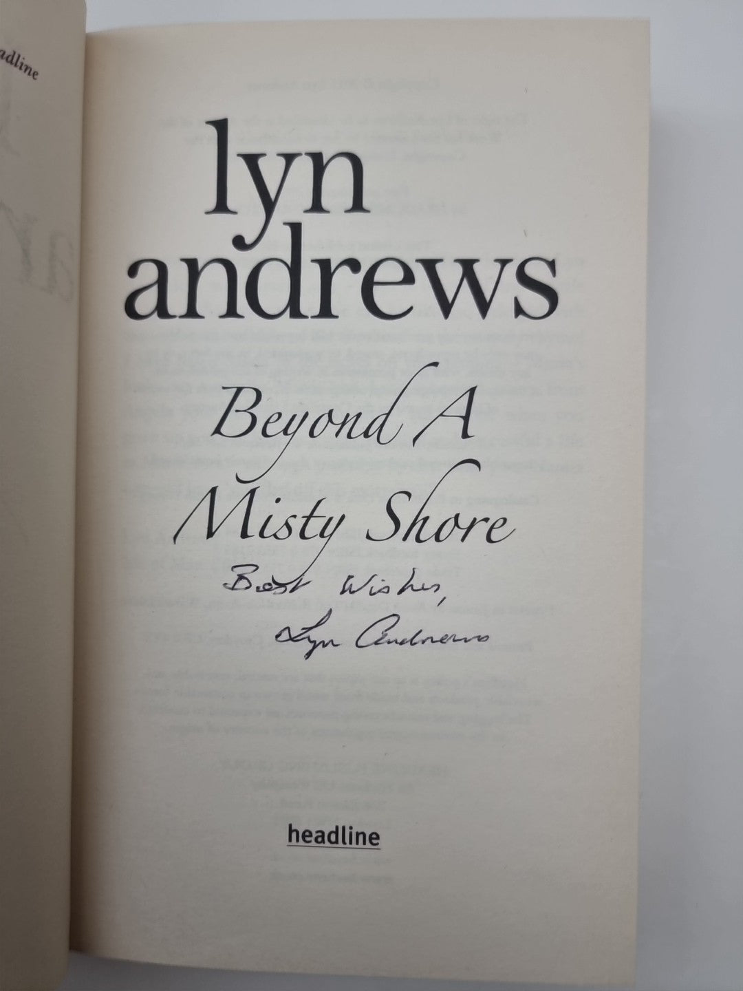 Beyond a Misty Shore: An utterly compelling saga of love and family SIGNED